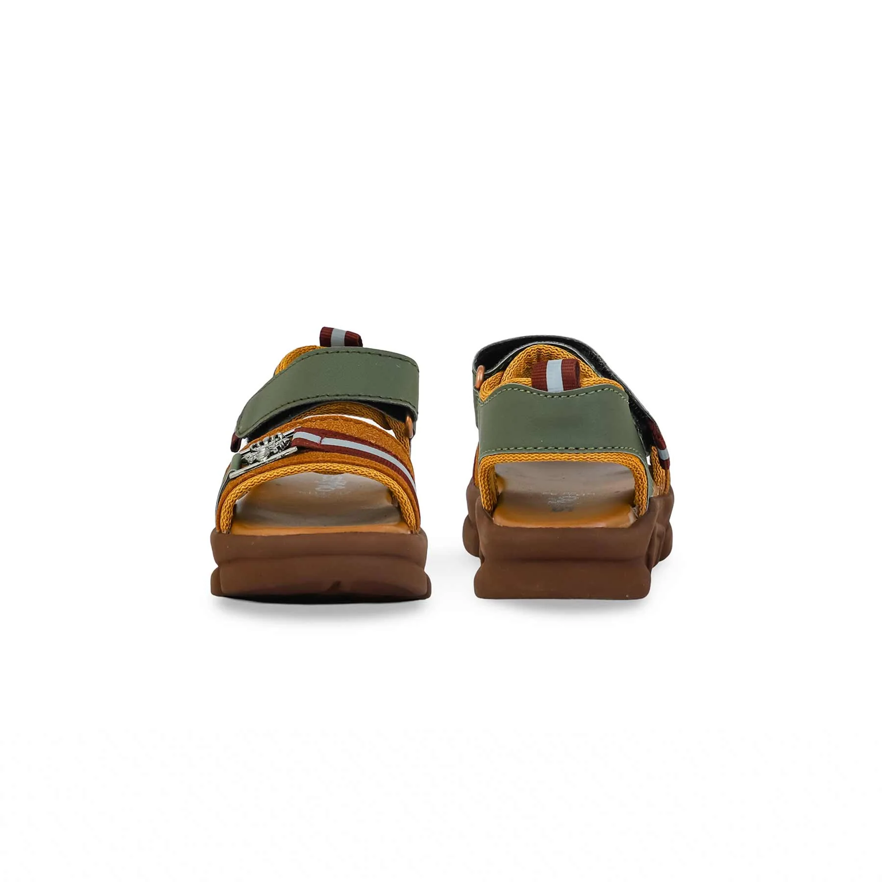 Boys Brown Formal Sandal KD4782 - Image 4