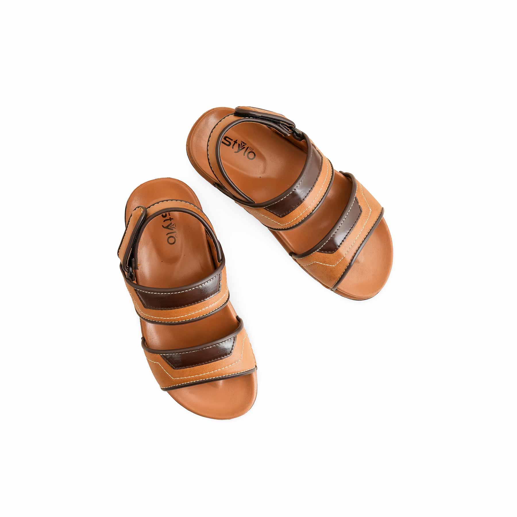 Boys Brown Formal Sandal KD4846 - Image 5