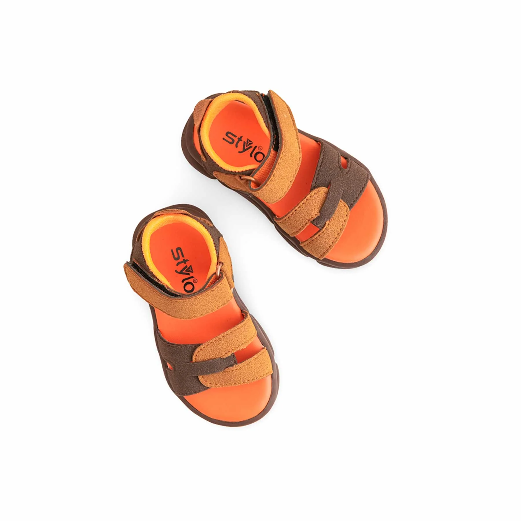 Boys Brown Formal Sandal KD4862 - Image 5
