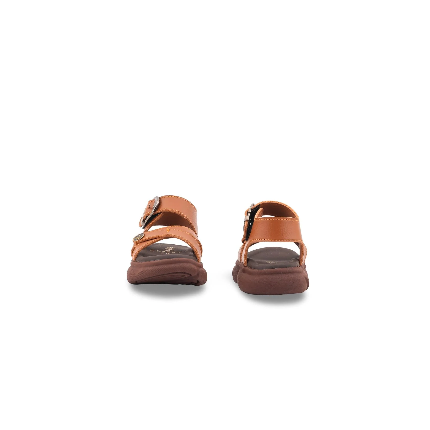 Boys Brown Formal Sandal KD4981 - Image 4