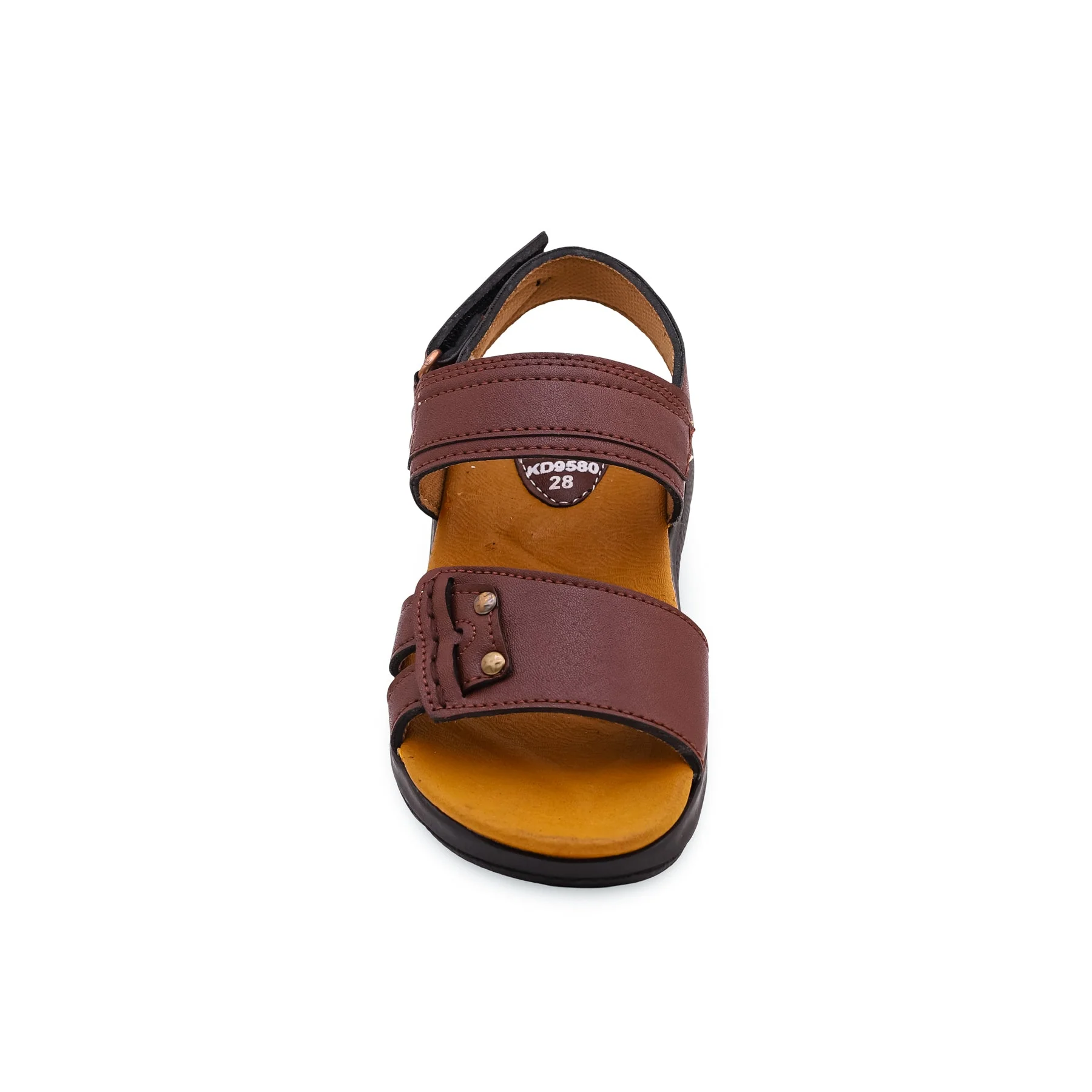 Boys Brown Formal Sandal KD9580 - Image 3