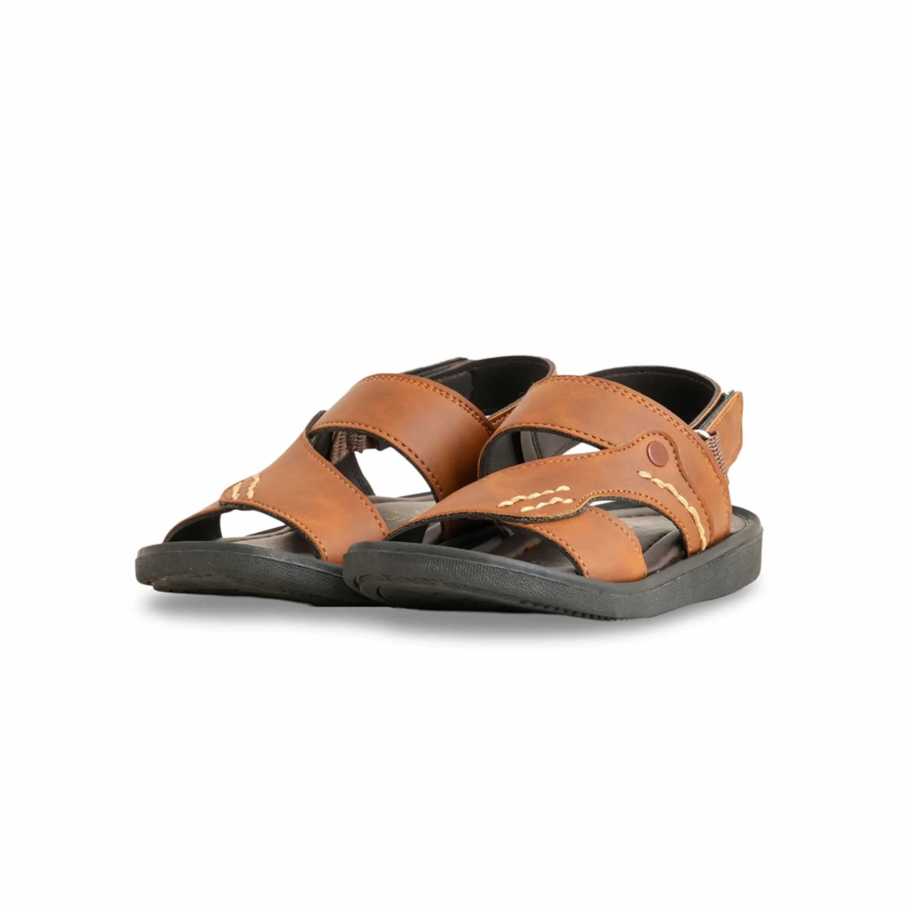 Boys Brown Formal Sandal KD9936 - Image 3