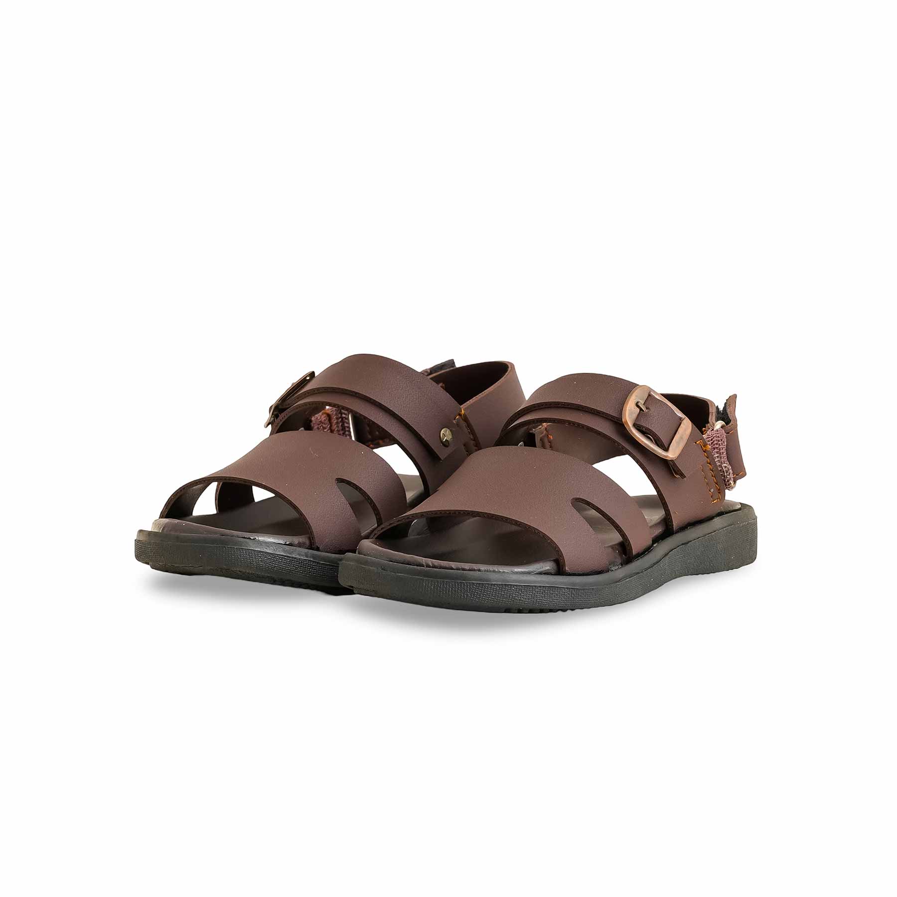 Boys Brown Formal Sandal KD9957 - Image 3