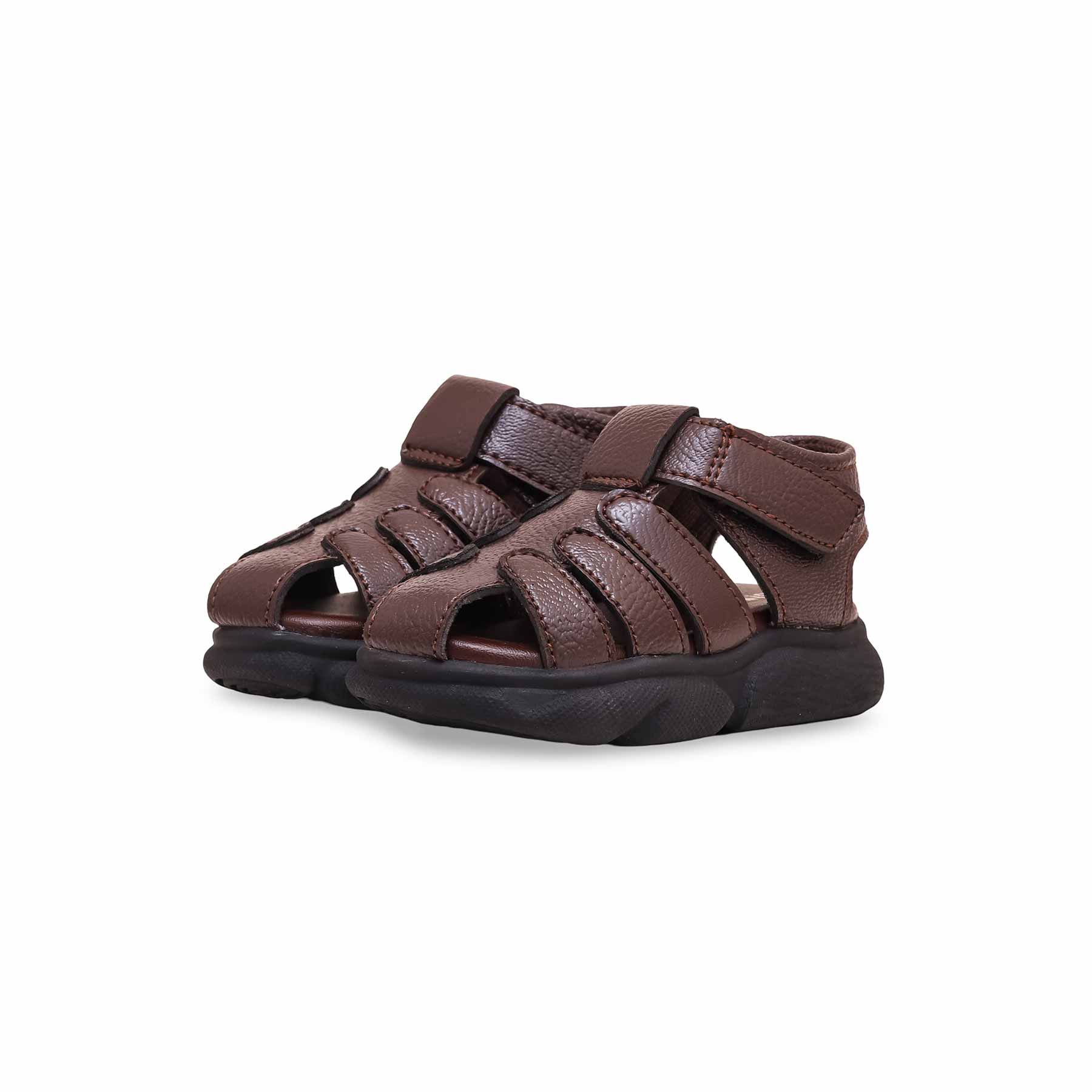 Boys Brown Formal Sandal KD9998 - Image 3