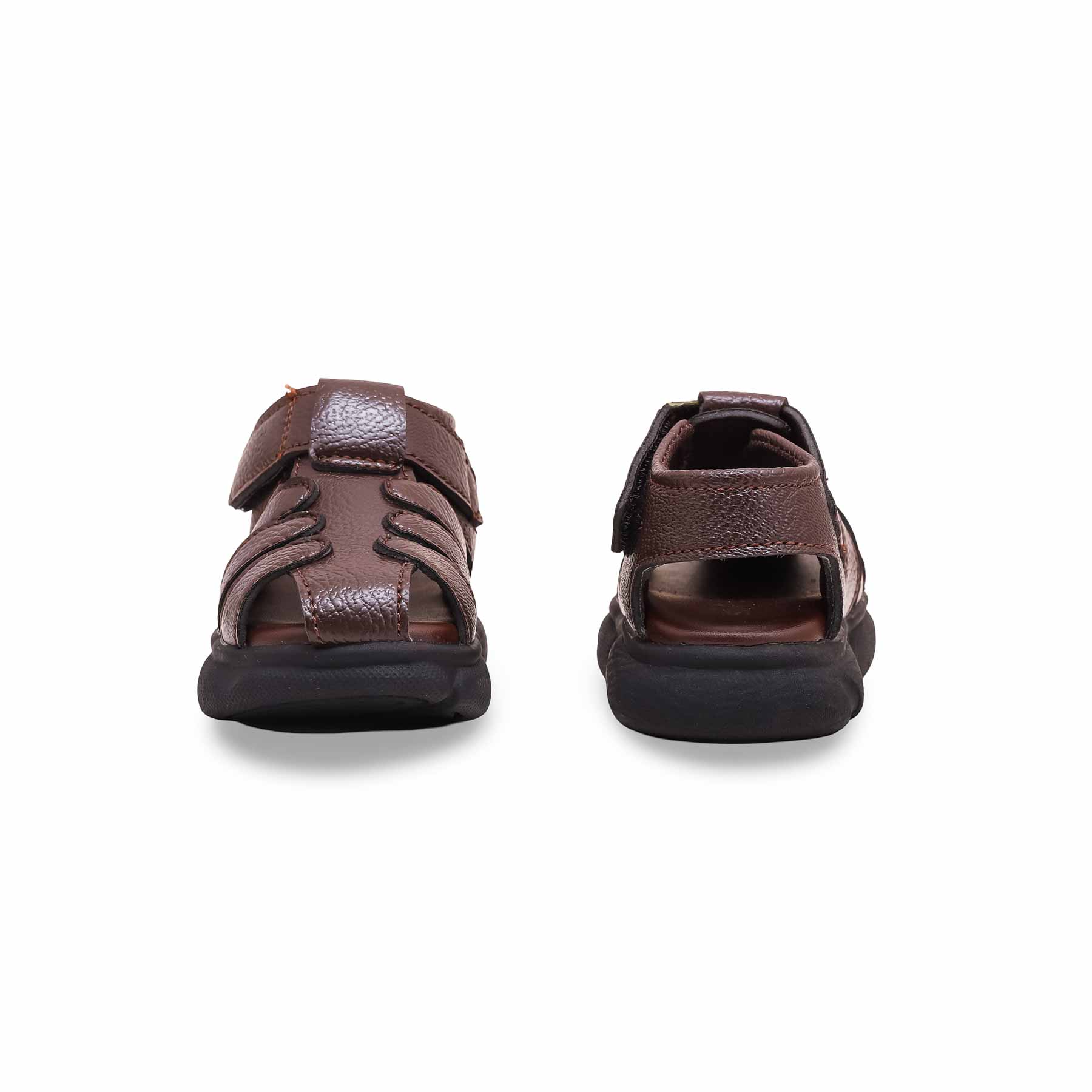 Boys Brown Formal Sandal KD9998 - Image 4