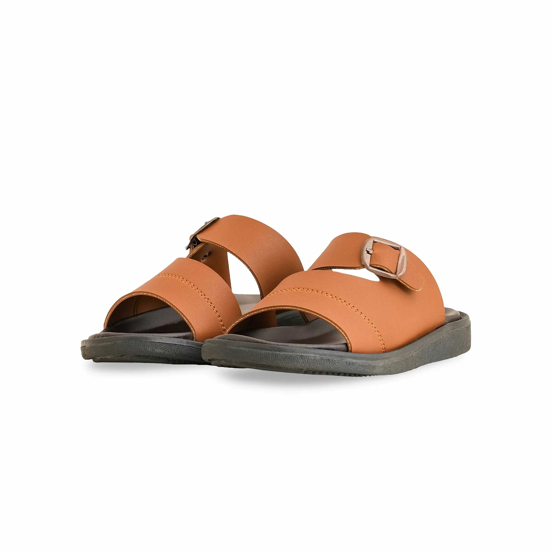 Boys Brown Formal Slipper KD4716 - Image 3