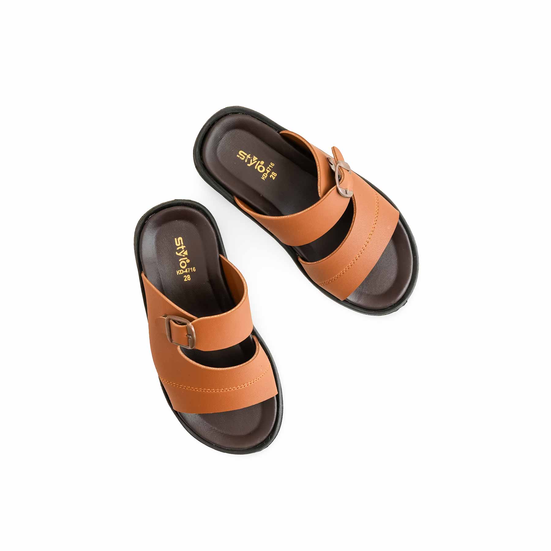 Boys Brown Formal Slipper KD4716 - Image 5