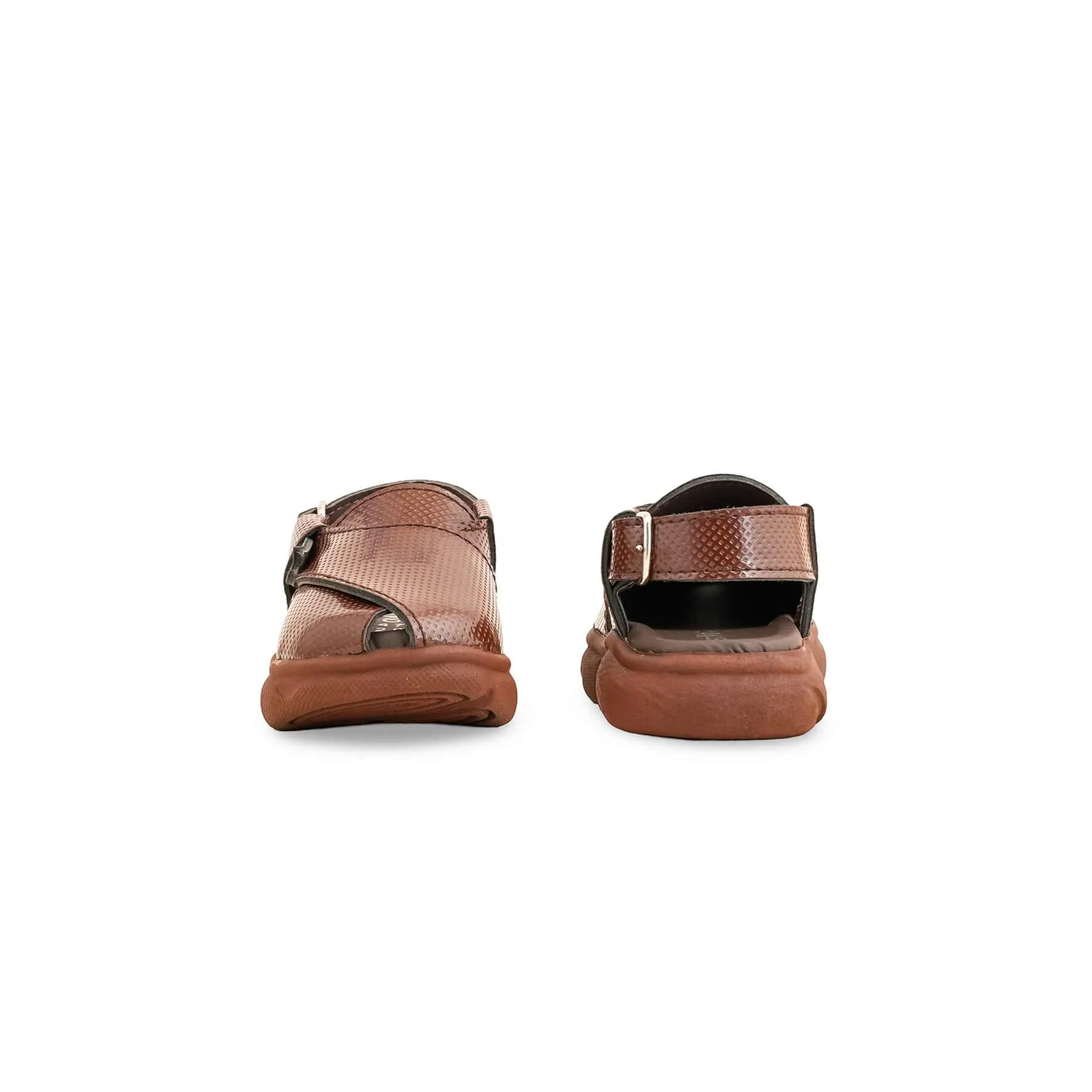 Boys Brown Peshawari Chappal KD4724 - Image 4