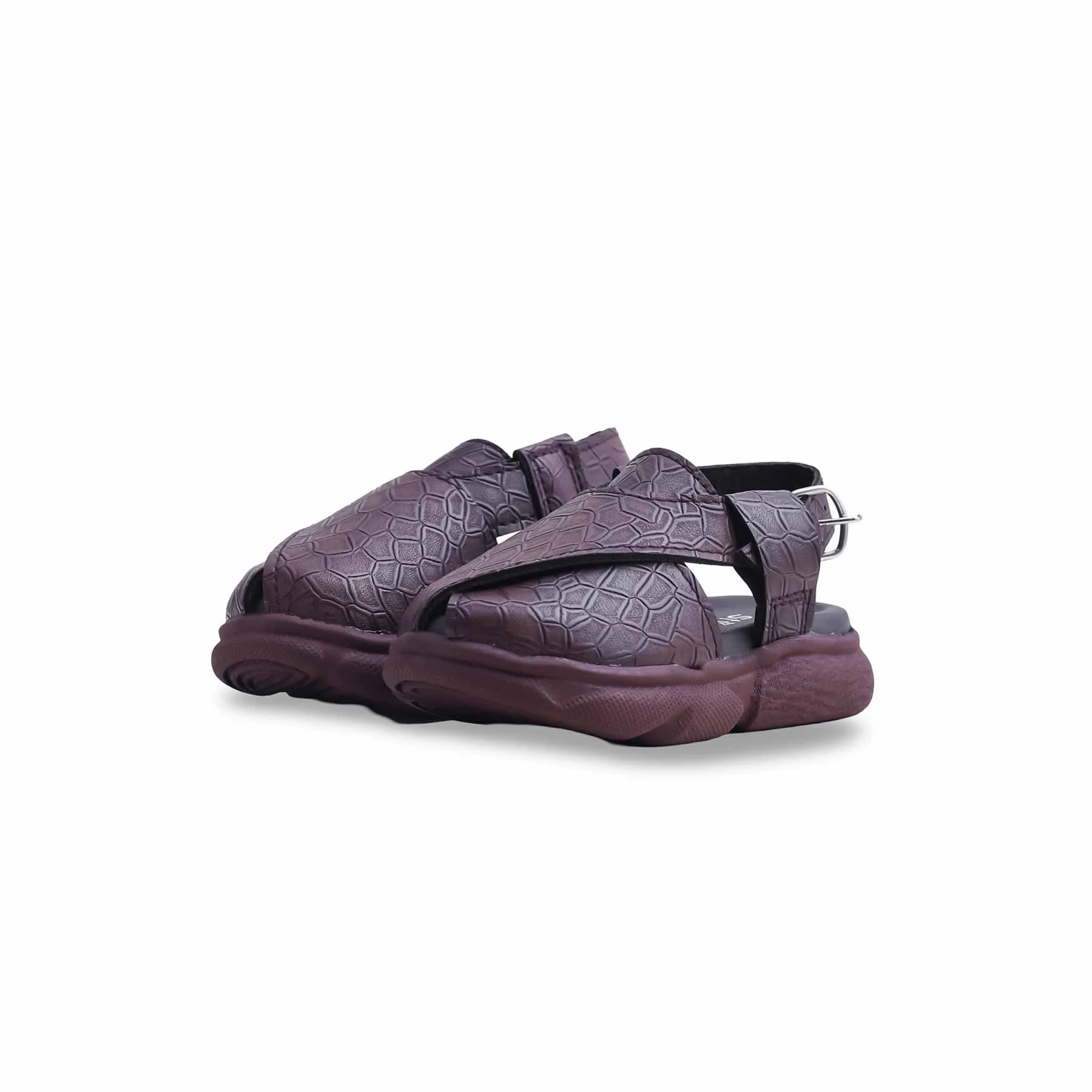 Boys Brown Peshawari Chappal KD4725 - Image 3