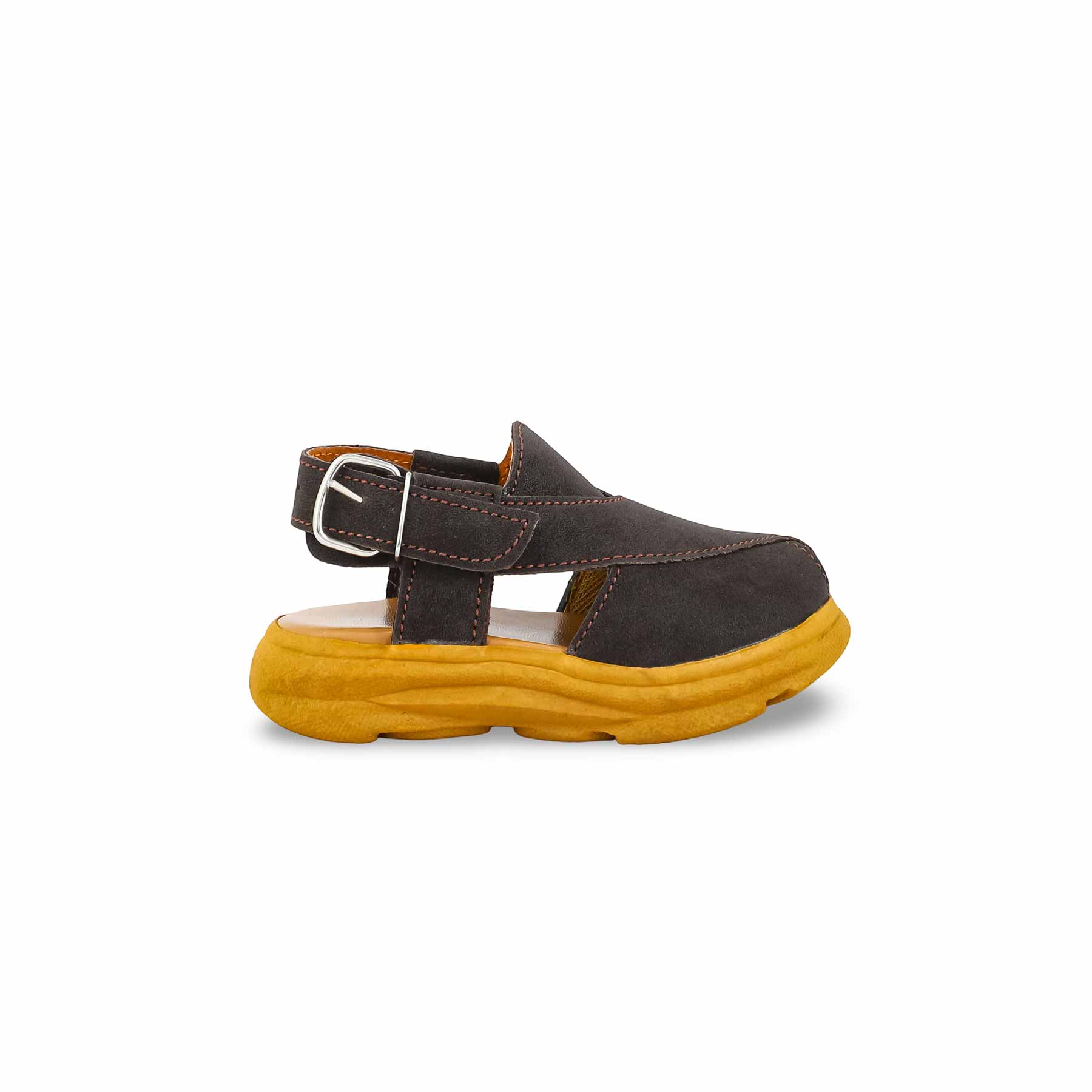 Boys Brown Peshawari Chappal KD4737 - Image 2