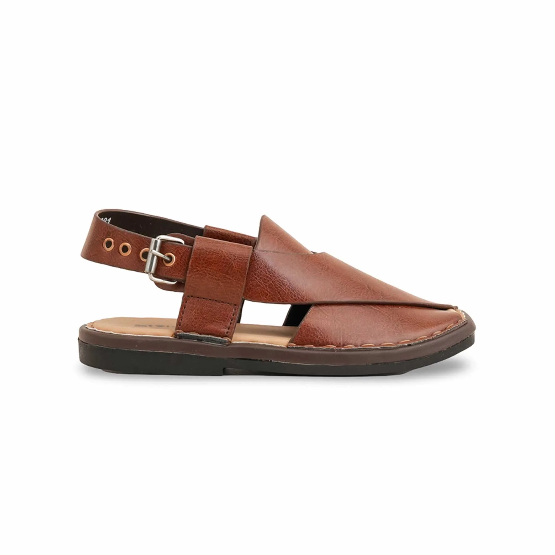 Boys Brown Peshawari Chappal KD9981 - Image 2