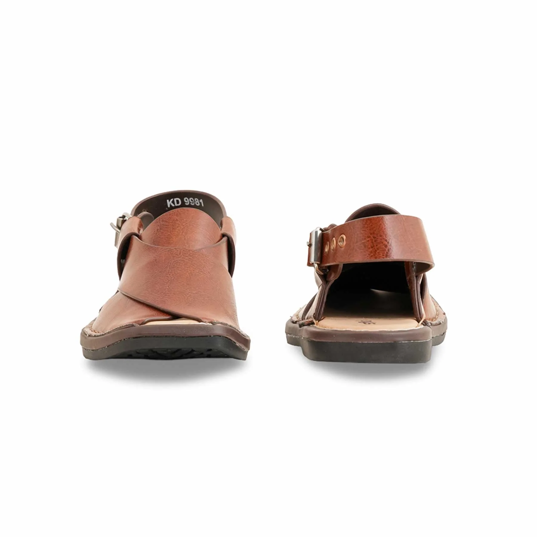 Boys Brown Peshawari Chappal KD9981 - Image 4
