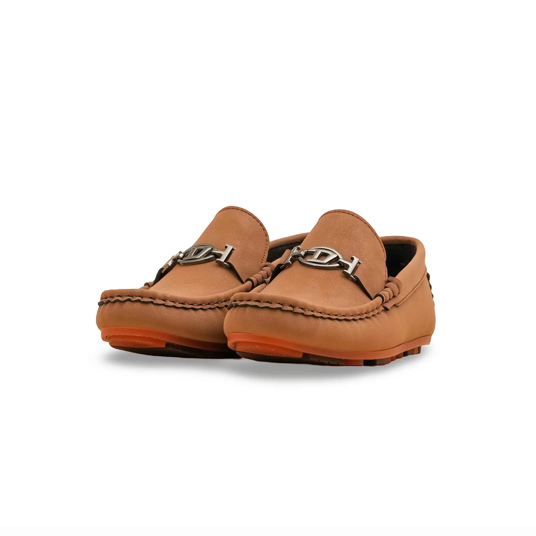 Boys Camel Formal Moccasin KD2518 - Image 3