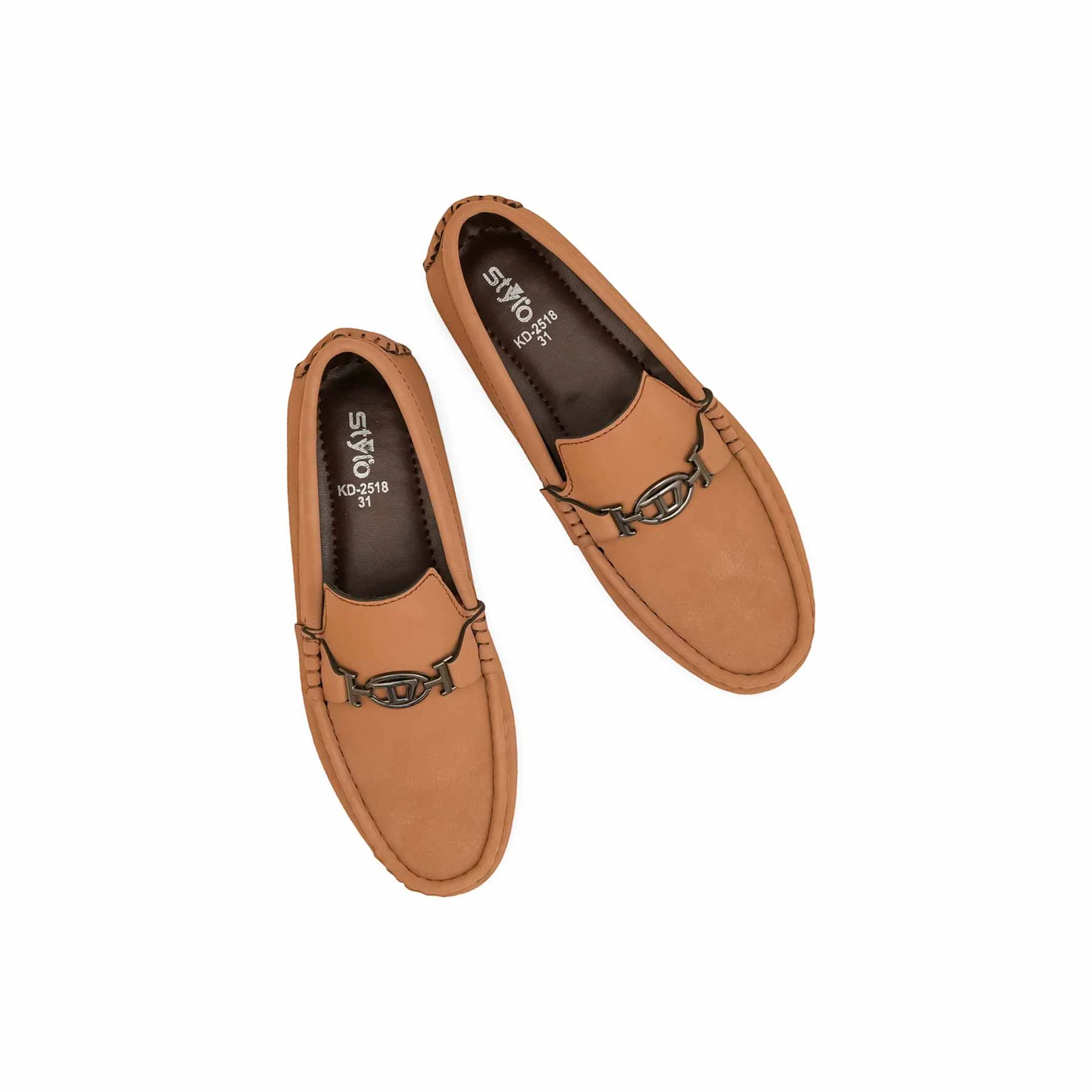 Boys Camel Formal Moccasin KD2518 - Image 5