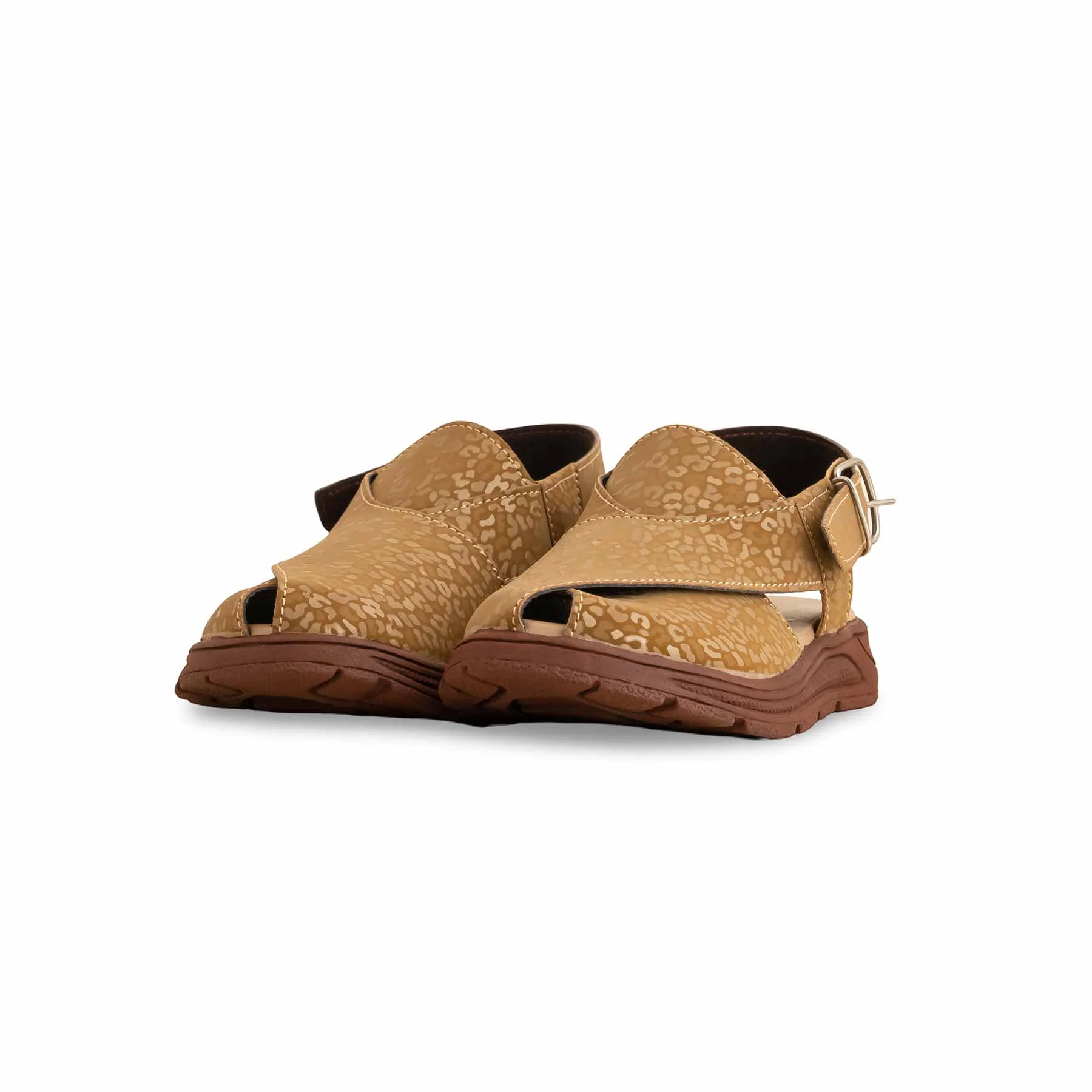 Boys Camel Peshawari Chappal KD4839 - Image 3