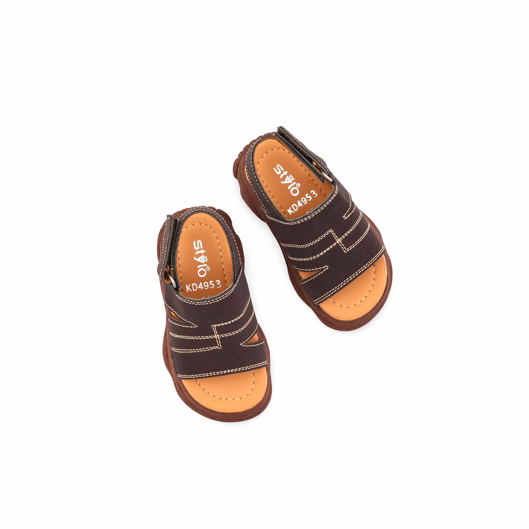 Boys Coffee Casual Sandal KD4953 - Image 4
