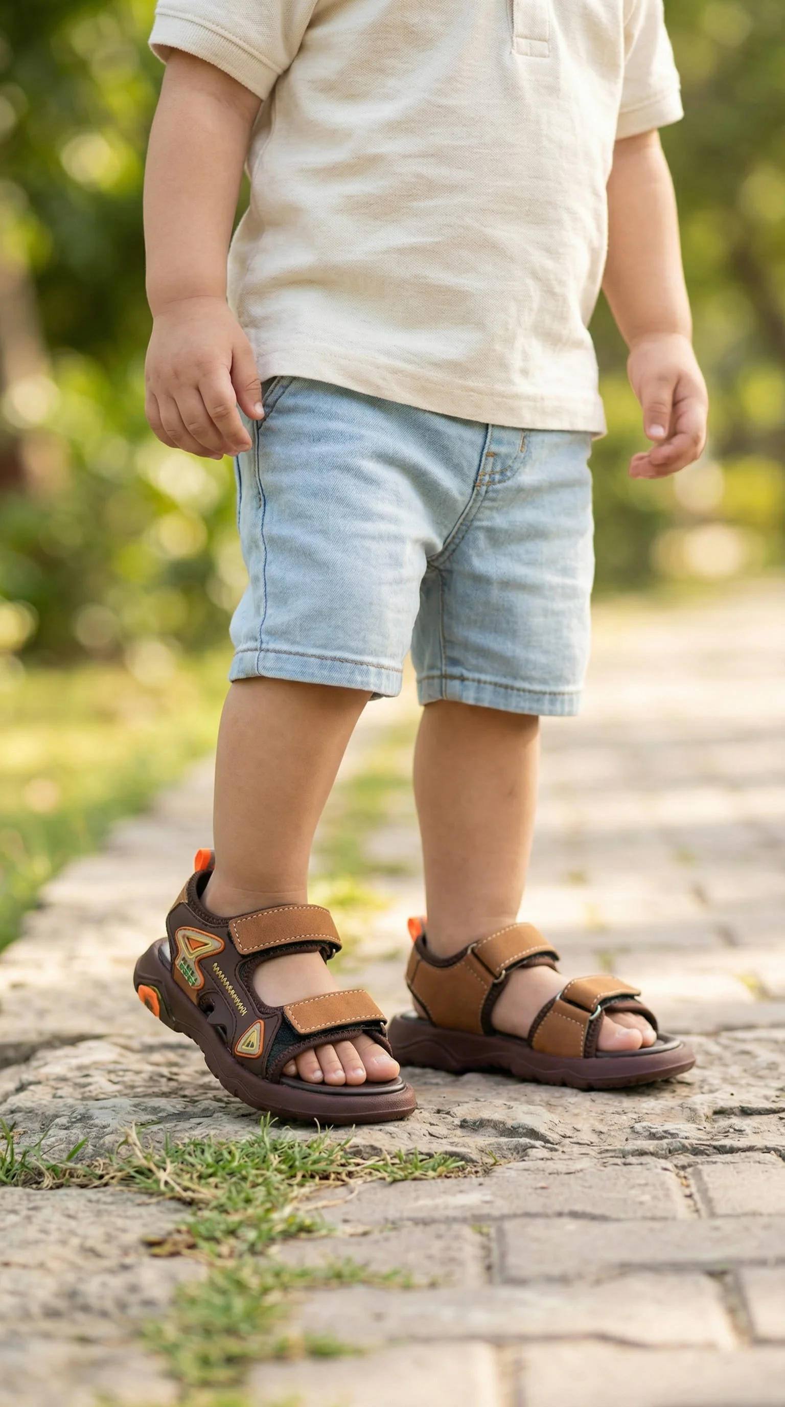 Boys Coffee Casual Sandal KD4989 - Image 2