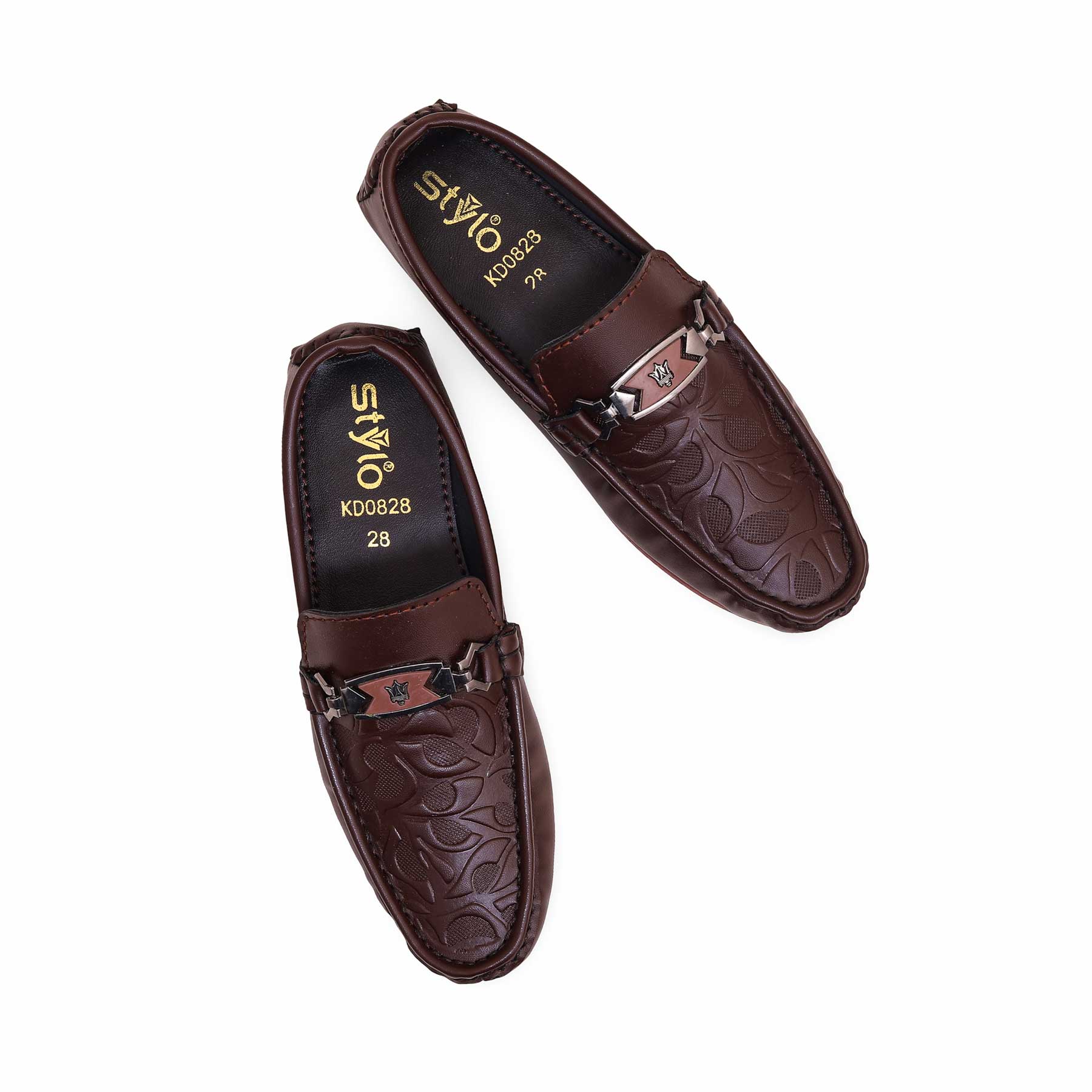 Boys Coffee Formal Moccasin KD0828 - Image 4