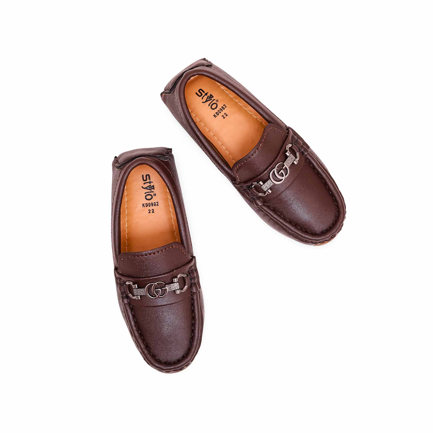 Boys Coffee Formal Moccasin KD0982 - Image 4