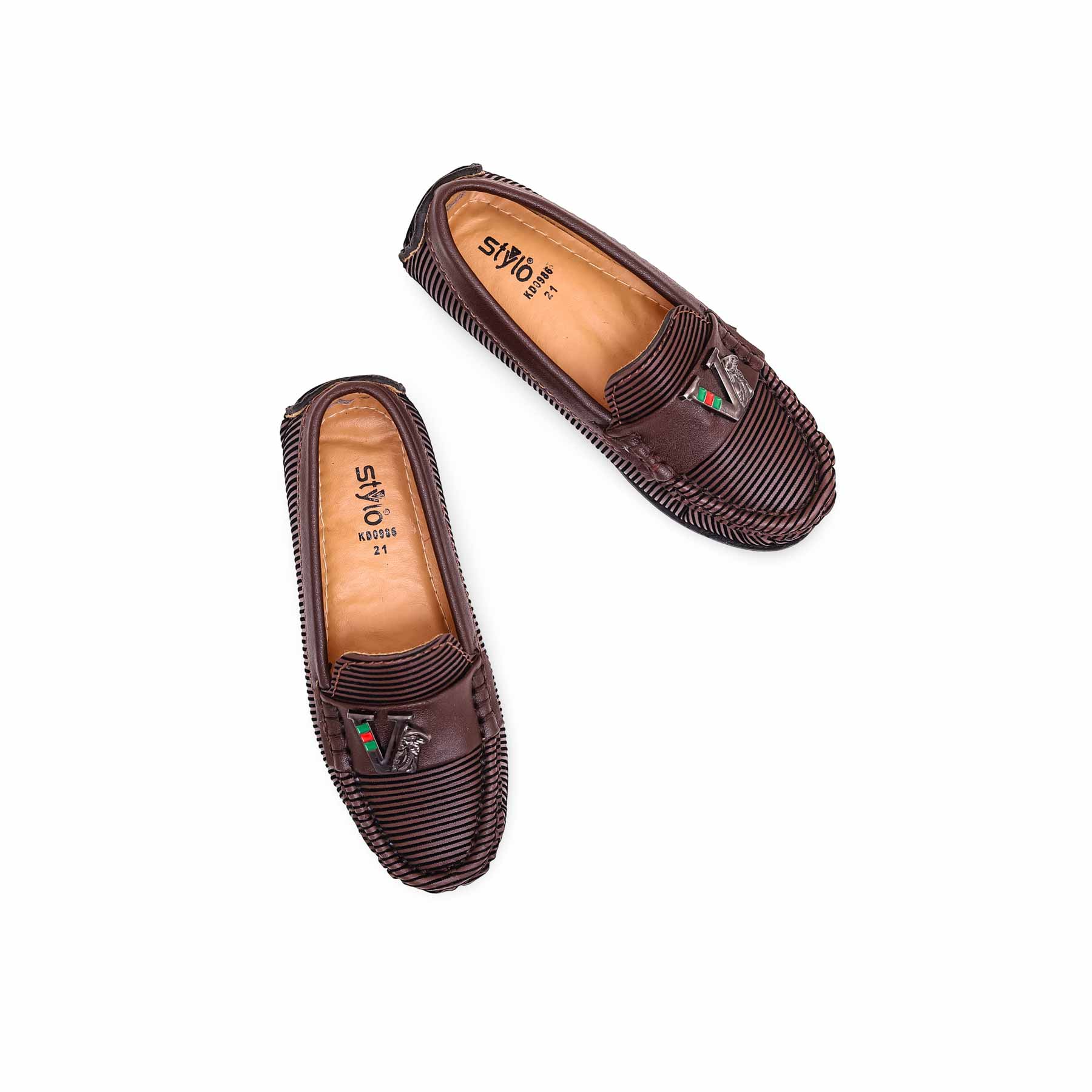 Boys Coffee Formal Moccasin KD0986 - Image 4