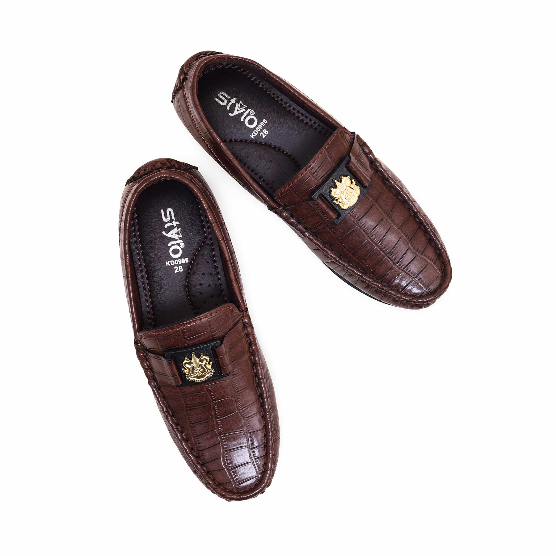 Boys Coffee Formal Moccasin KD0995 - Image 5