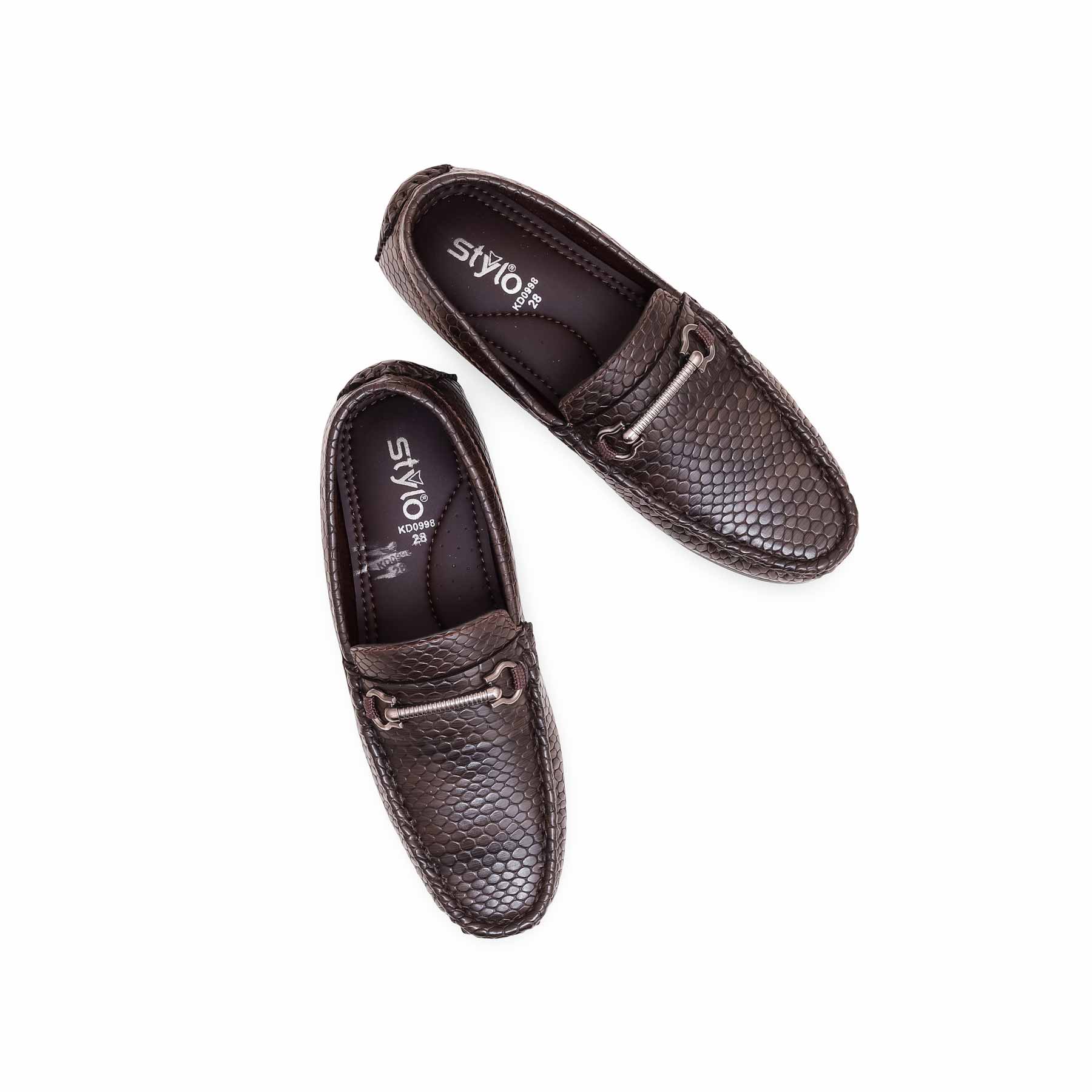 Boys Coffee Formal Moccasin KD0998 - Image 4