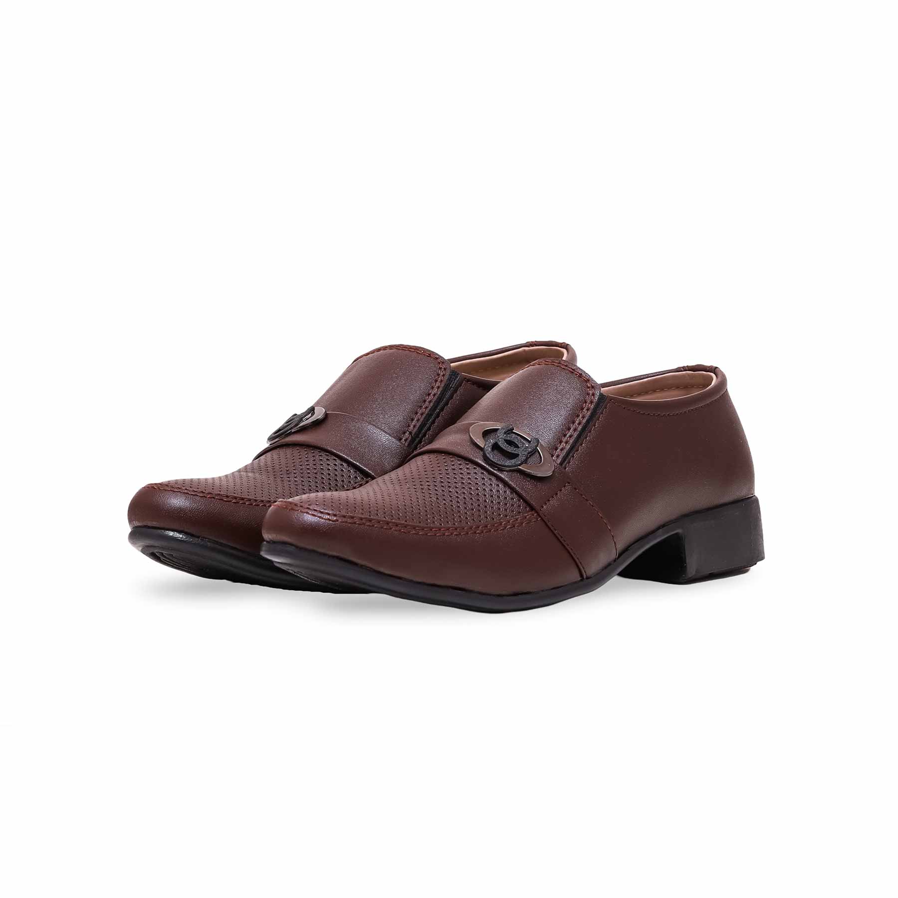 Boys Coffee Formal Moccasin KD2211 - Image 3