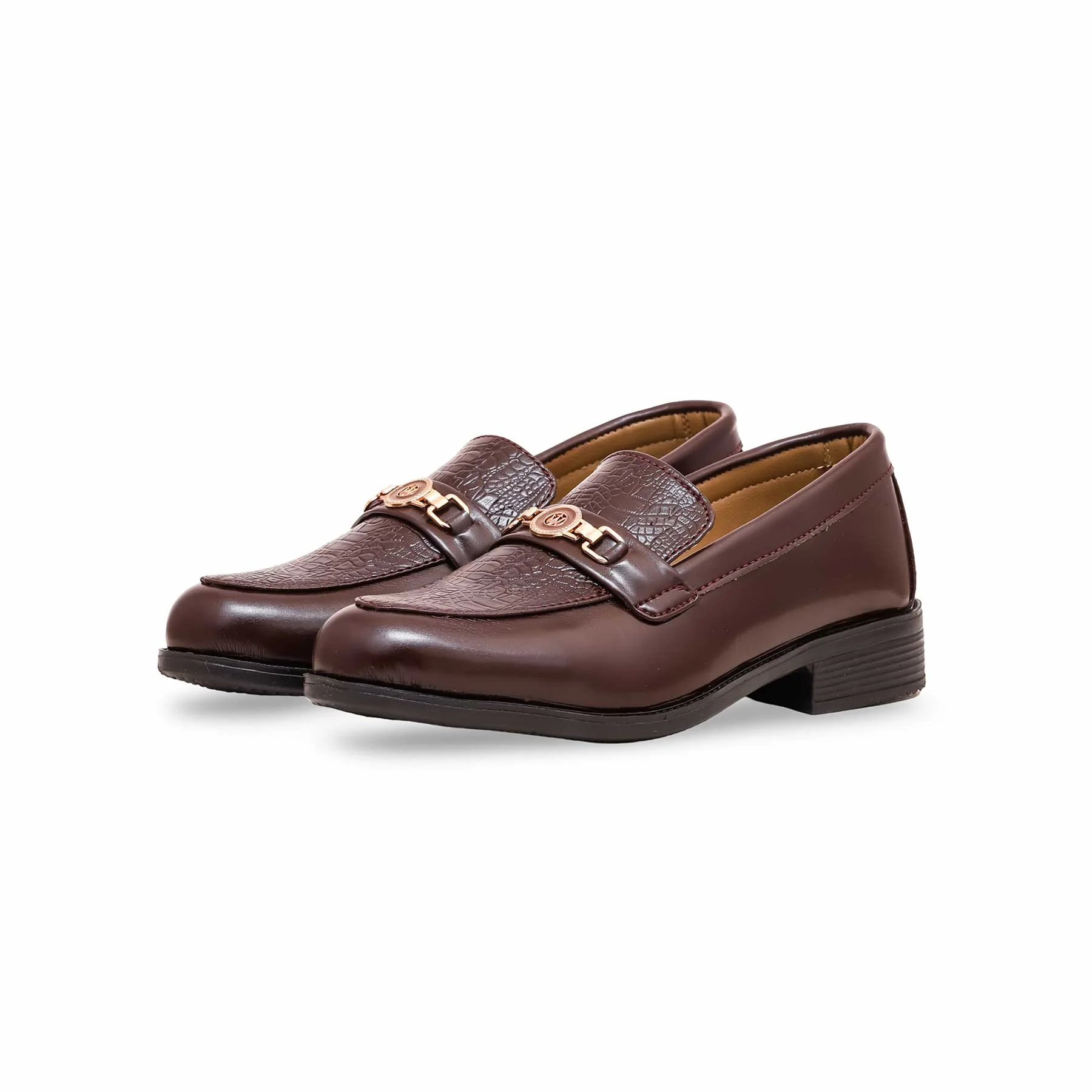 Boys Coffee Formal Moccasin KD2390 - Image 3