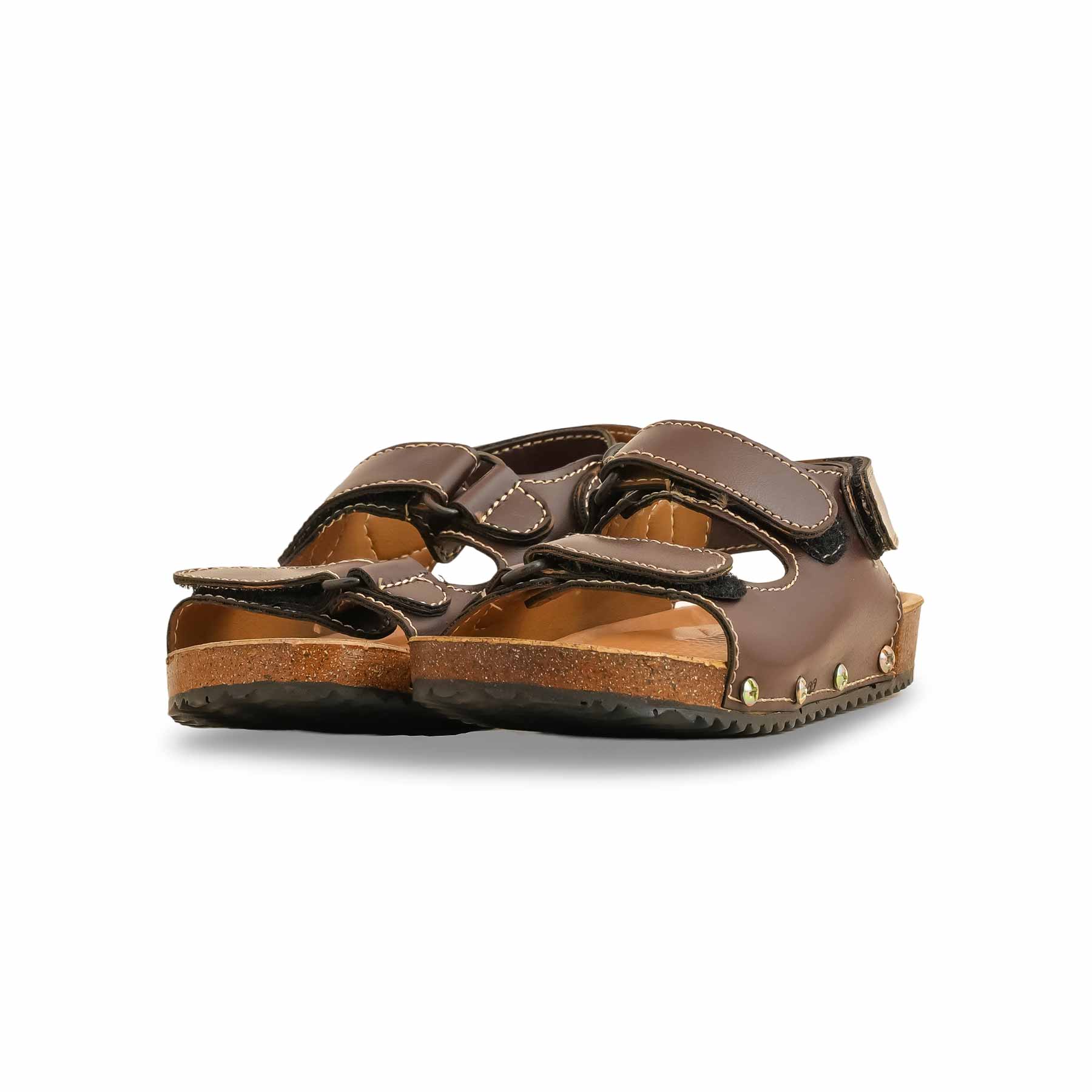 Boys Coffee Formal Sandal KD4886 - Image 3
