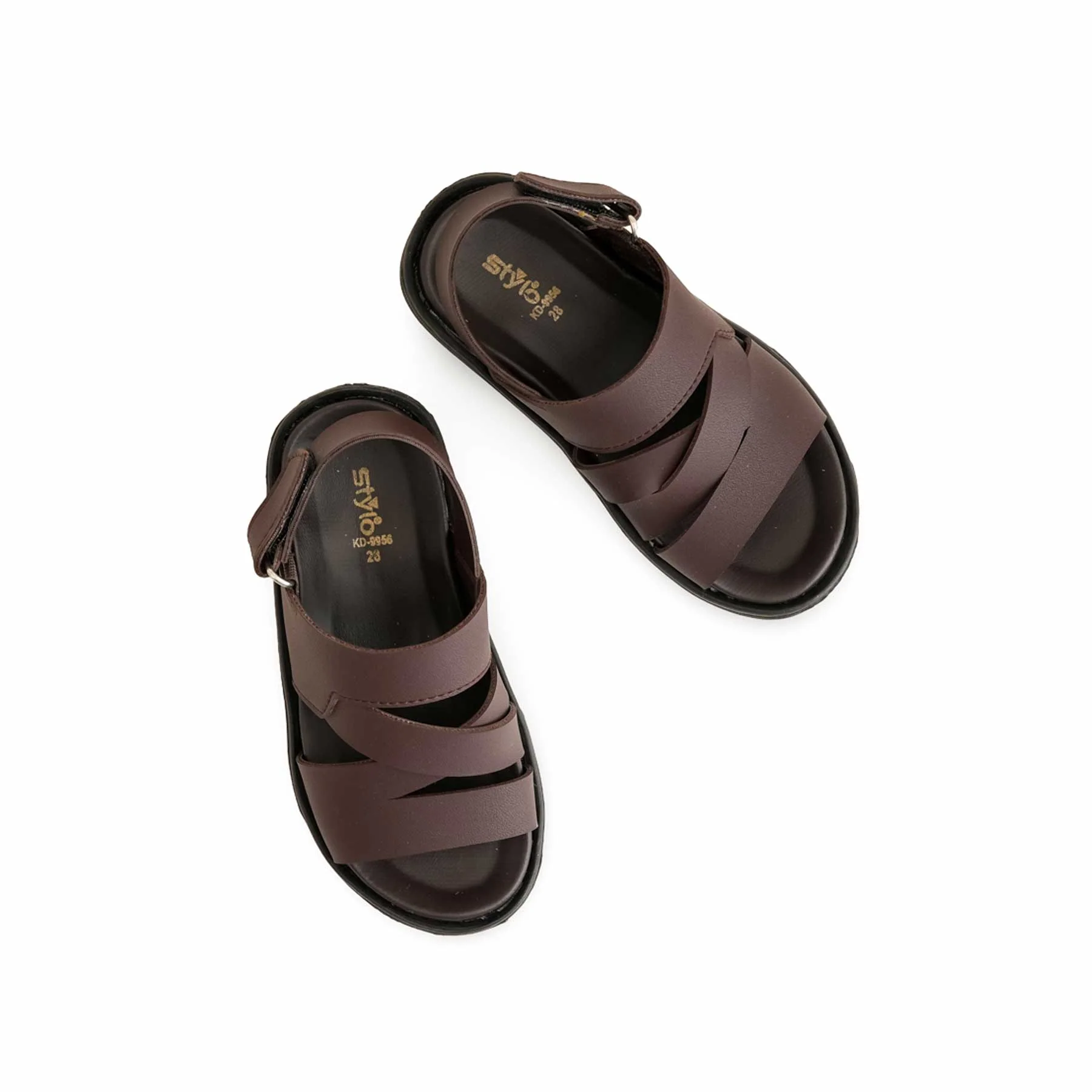 Boys Coffee Formal Sandal KD9956 - Image 5