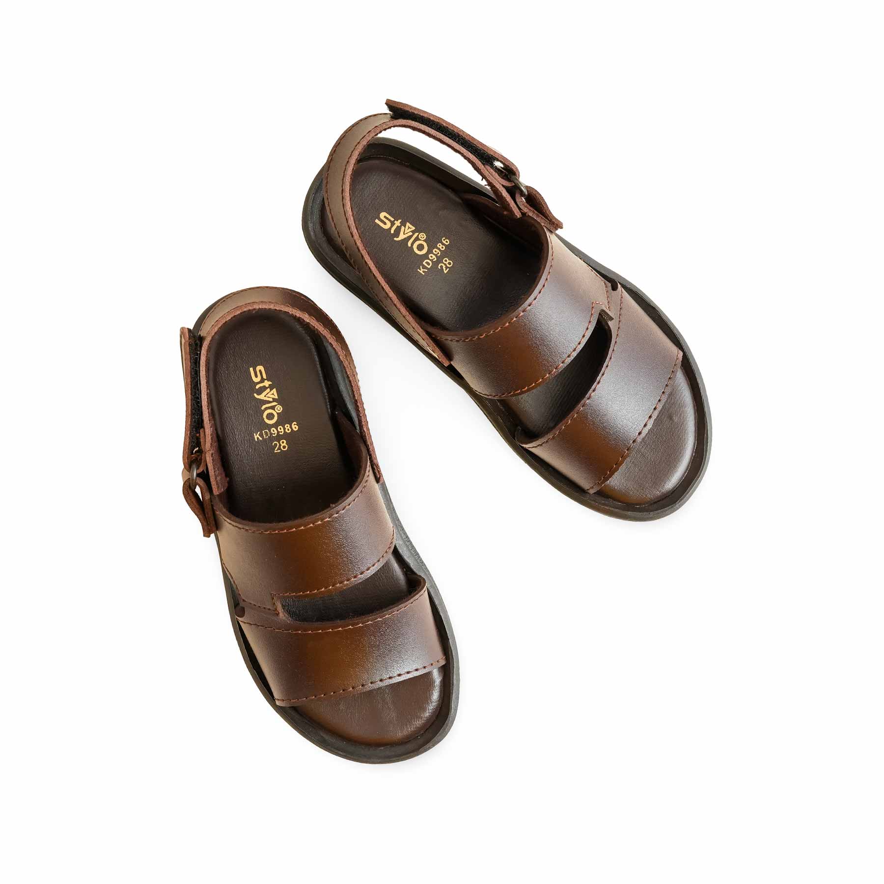 Boys Coffee Formal Sandal KD9986 - Image 4