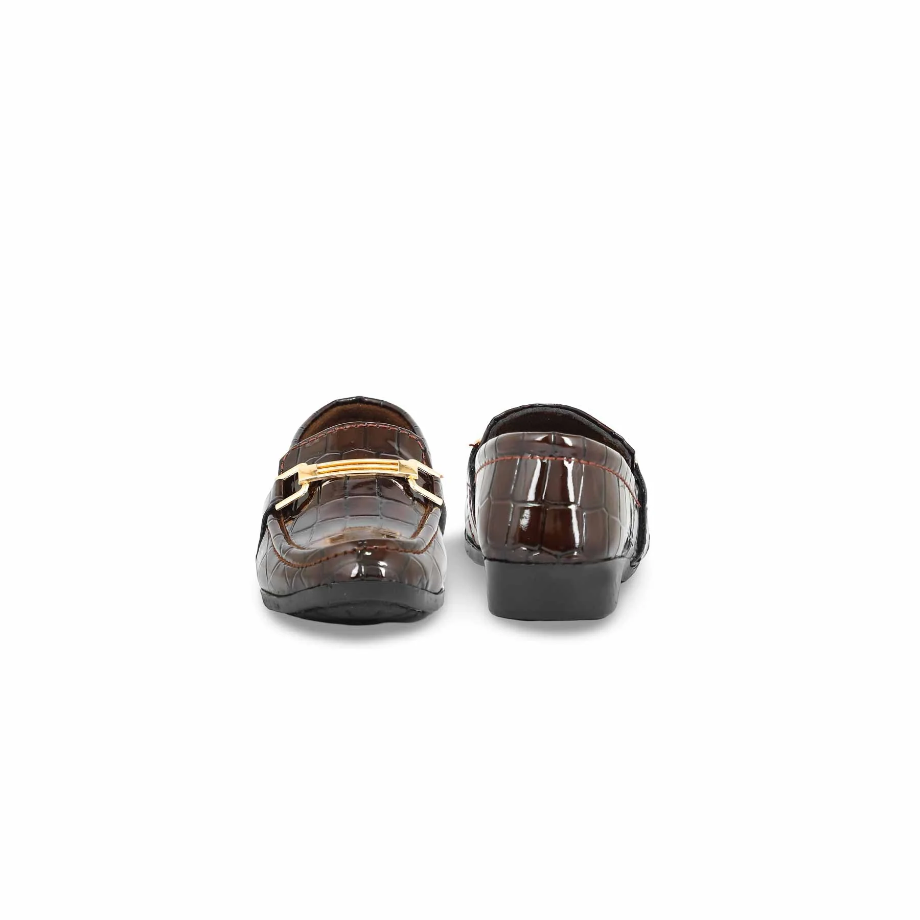 Boys Coffee Formal Shoes KD2197 - Image 4