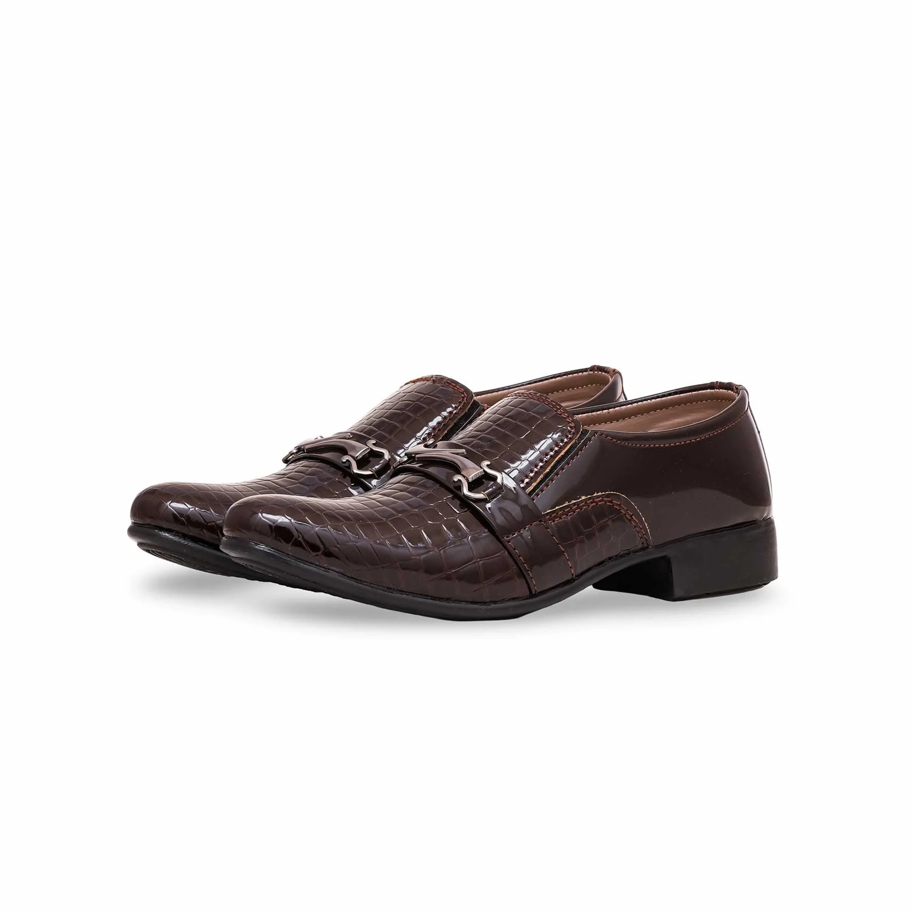 Boys Coffee Formal Shoes KD2210 - Image 2