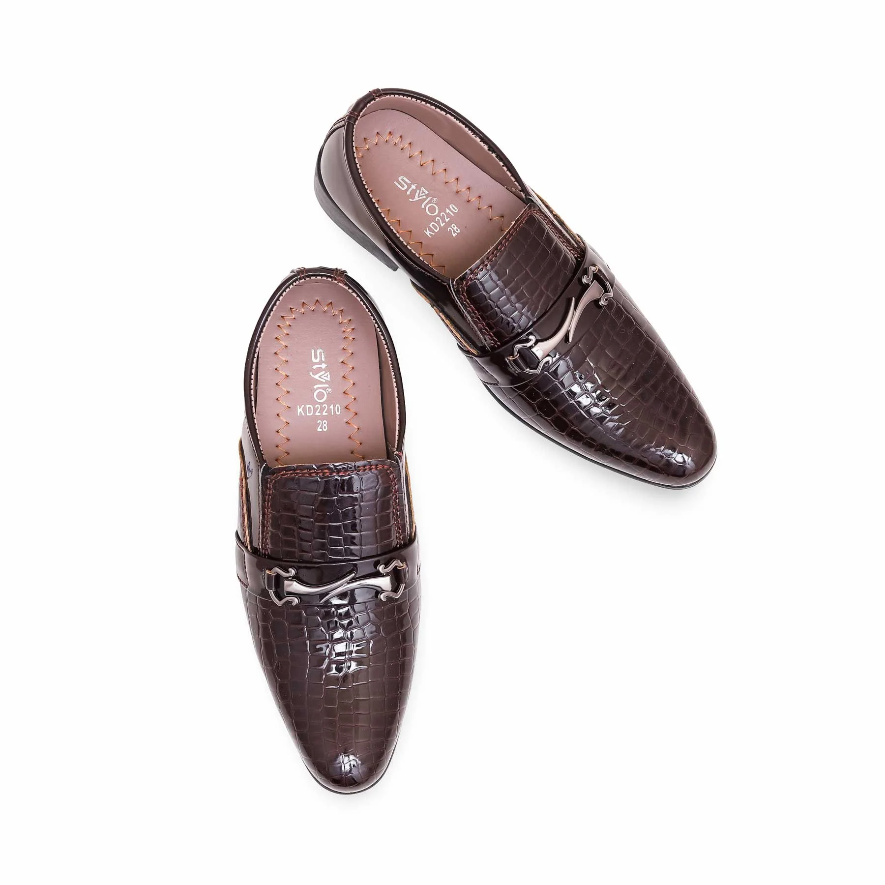 Boys Coffee Formal Shoes KD2210 - Image 4