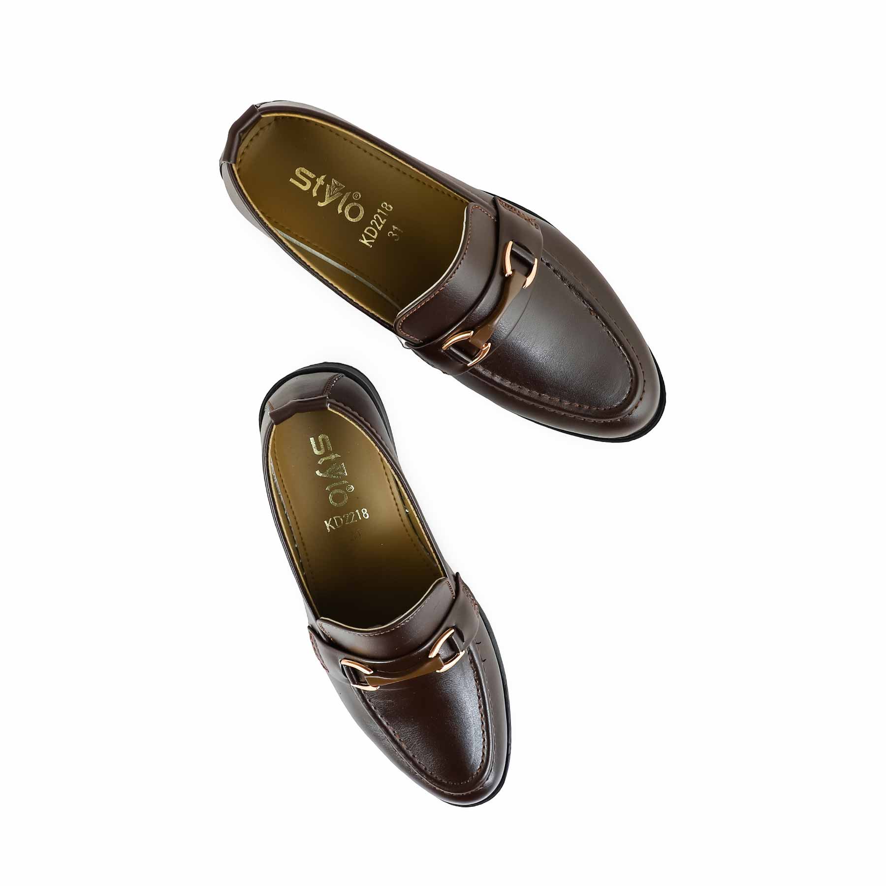 Boys Coffee Formal Shoes KD2218 - Image 5