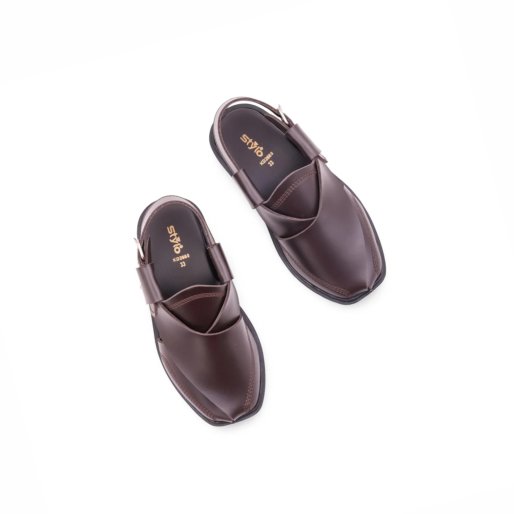 Boys Coffee Peshawari Chappal KD2660 - Image 5