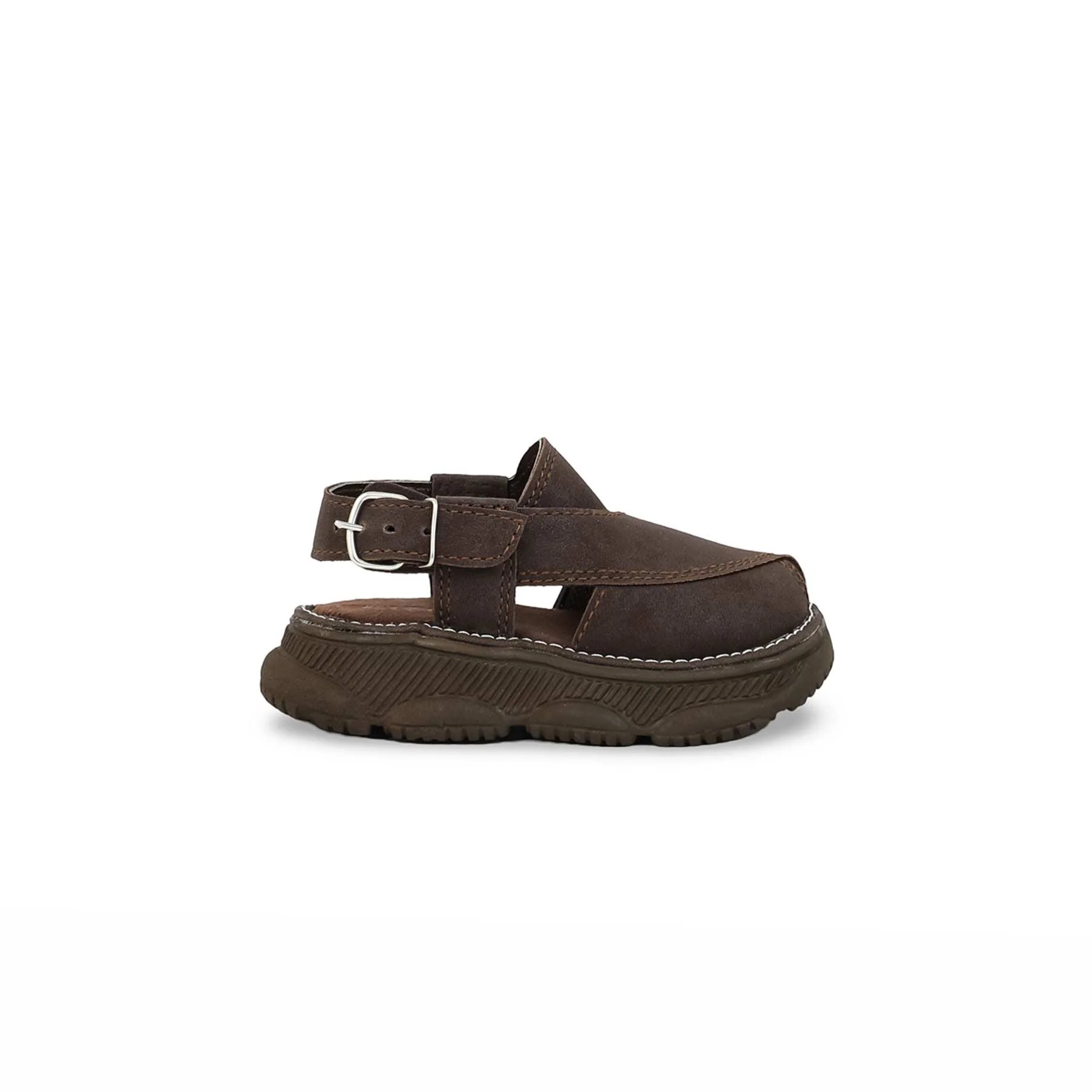 Boys Coffee Peshawari Chappal KD4876 - Image 2