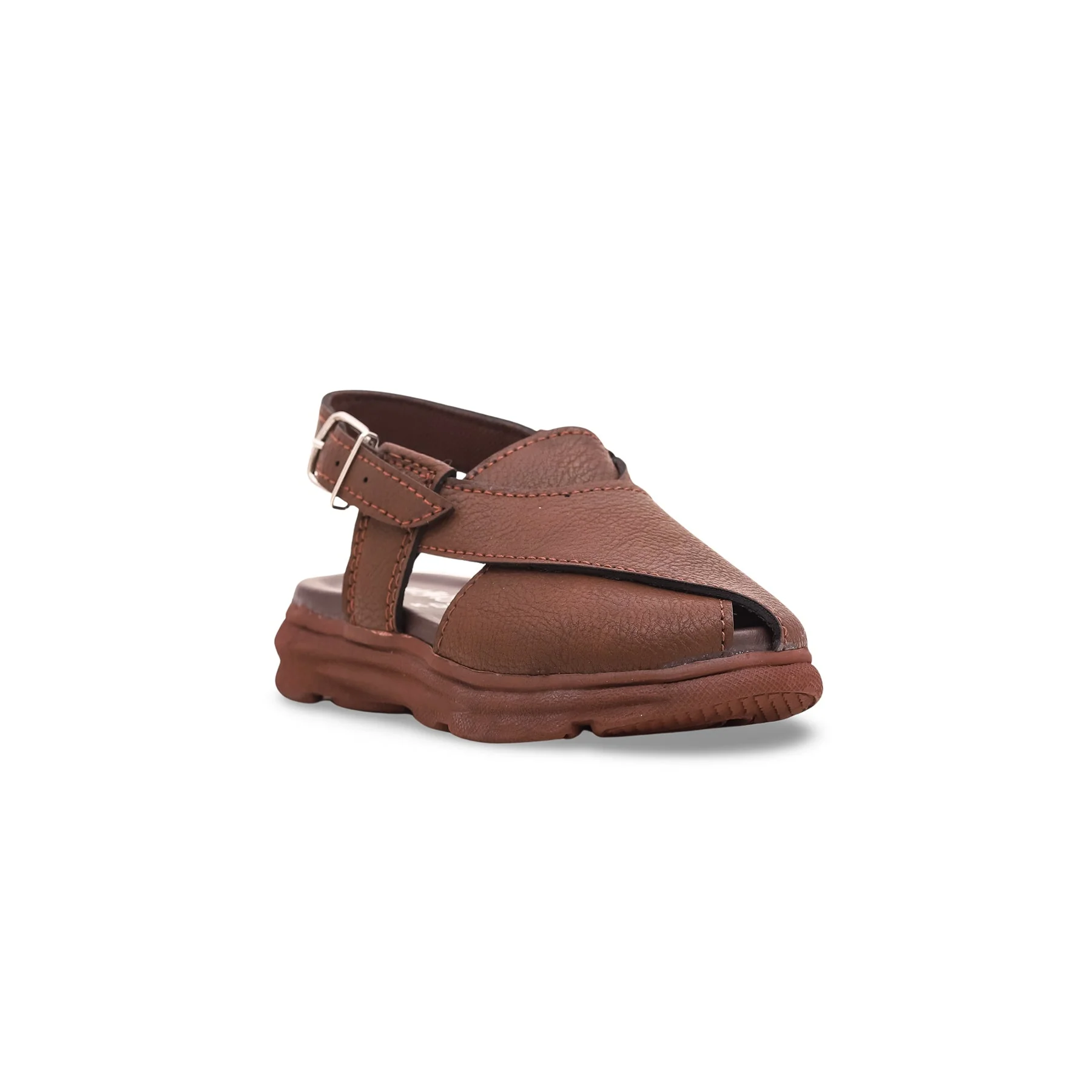 Boys Coffee Peshawari Chappal KD9456 - Image 2