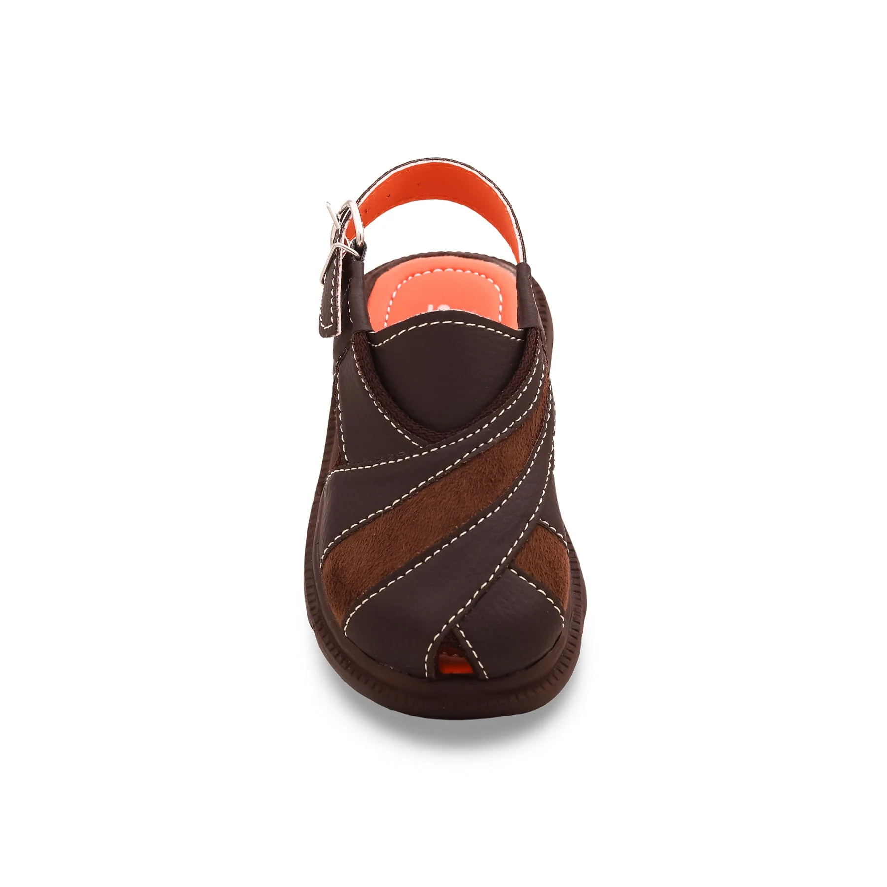 Boys Coffee Peshawari Chappal KD9516 - Image 3
