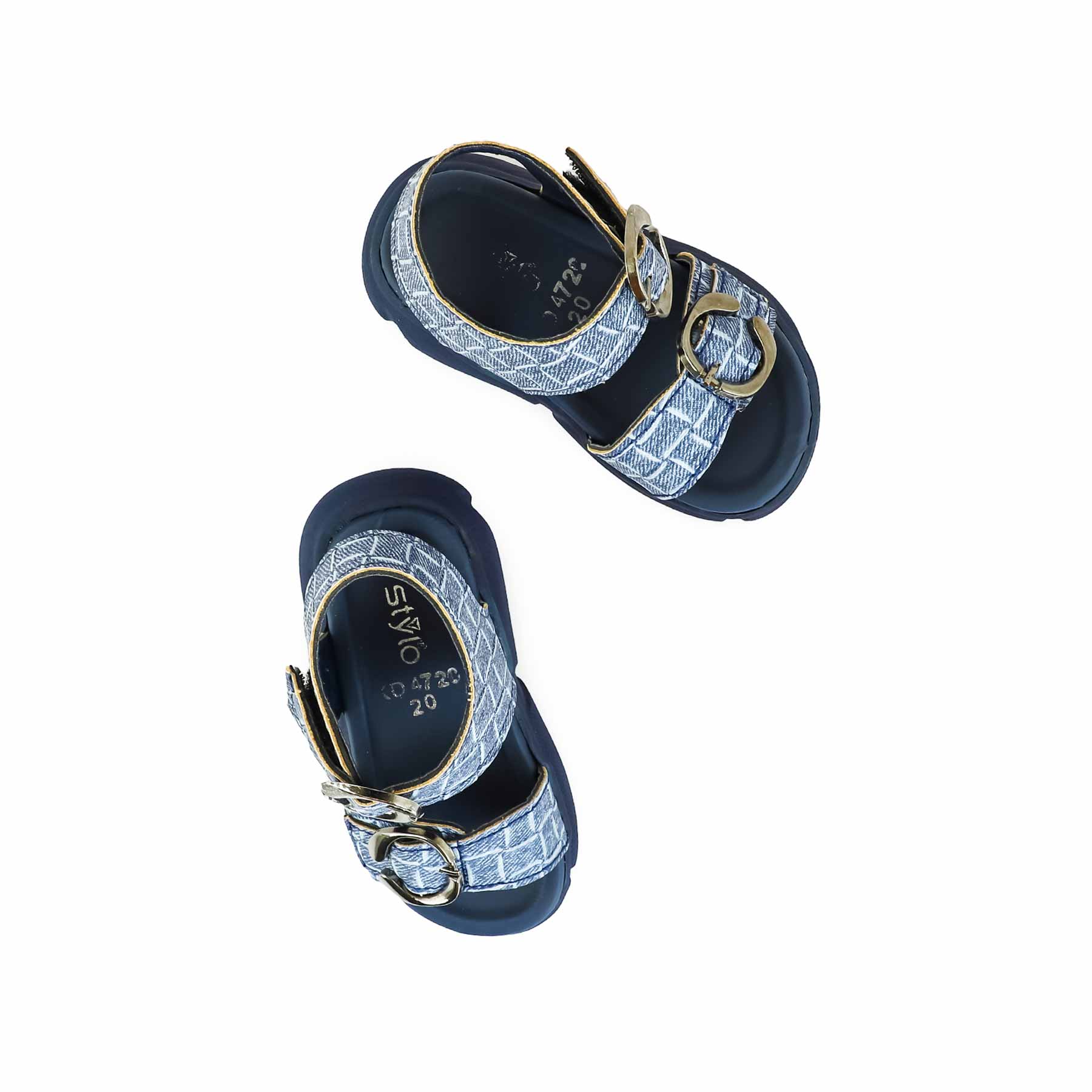 Boys Denim Formal Sandal KD4720 - Image 4