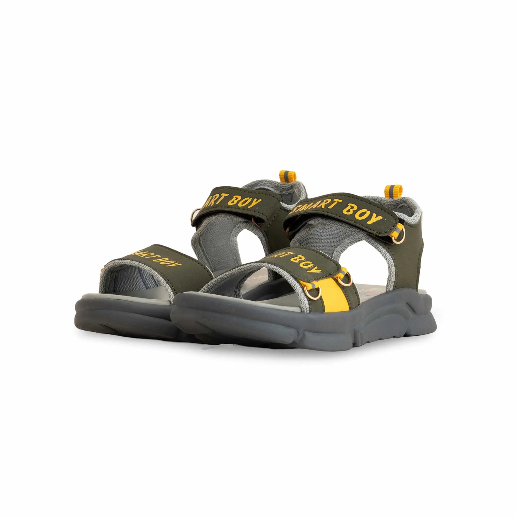 Boys Green Casual Sandal KD4752 - Image 2