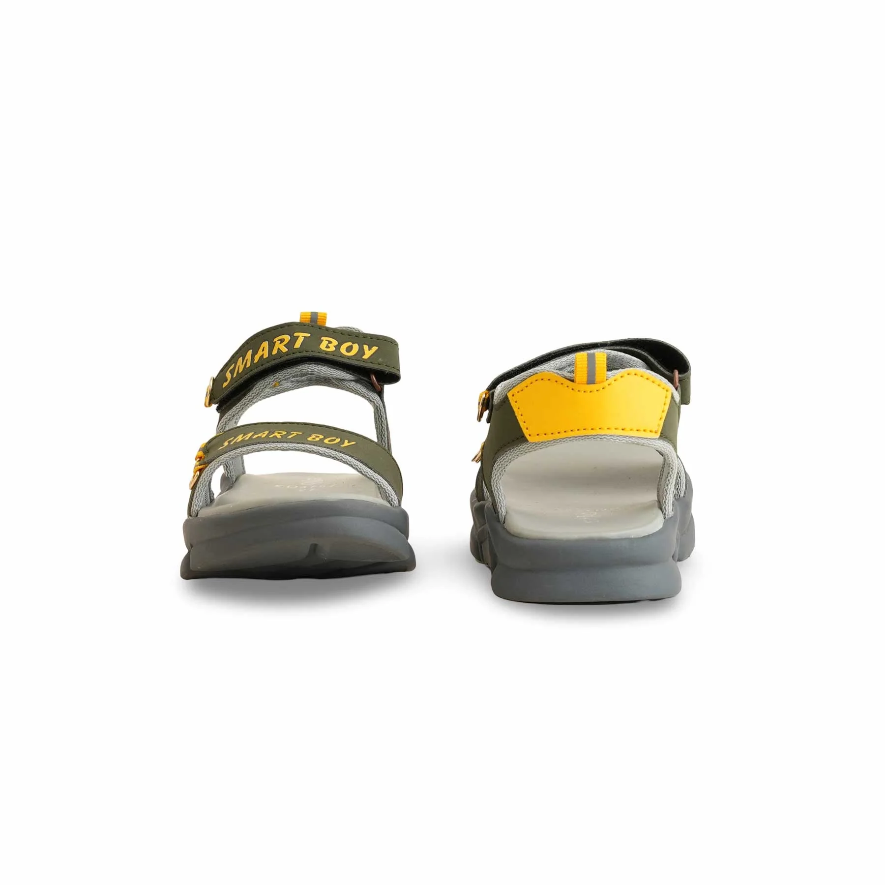 Boys Green Casual Sandal KD4752 - Image 3