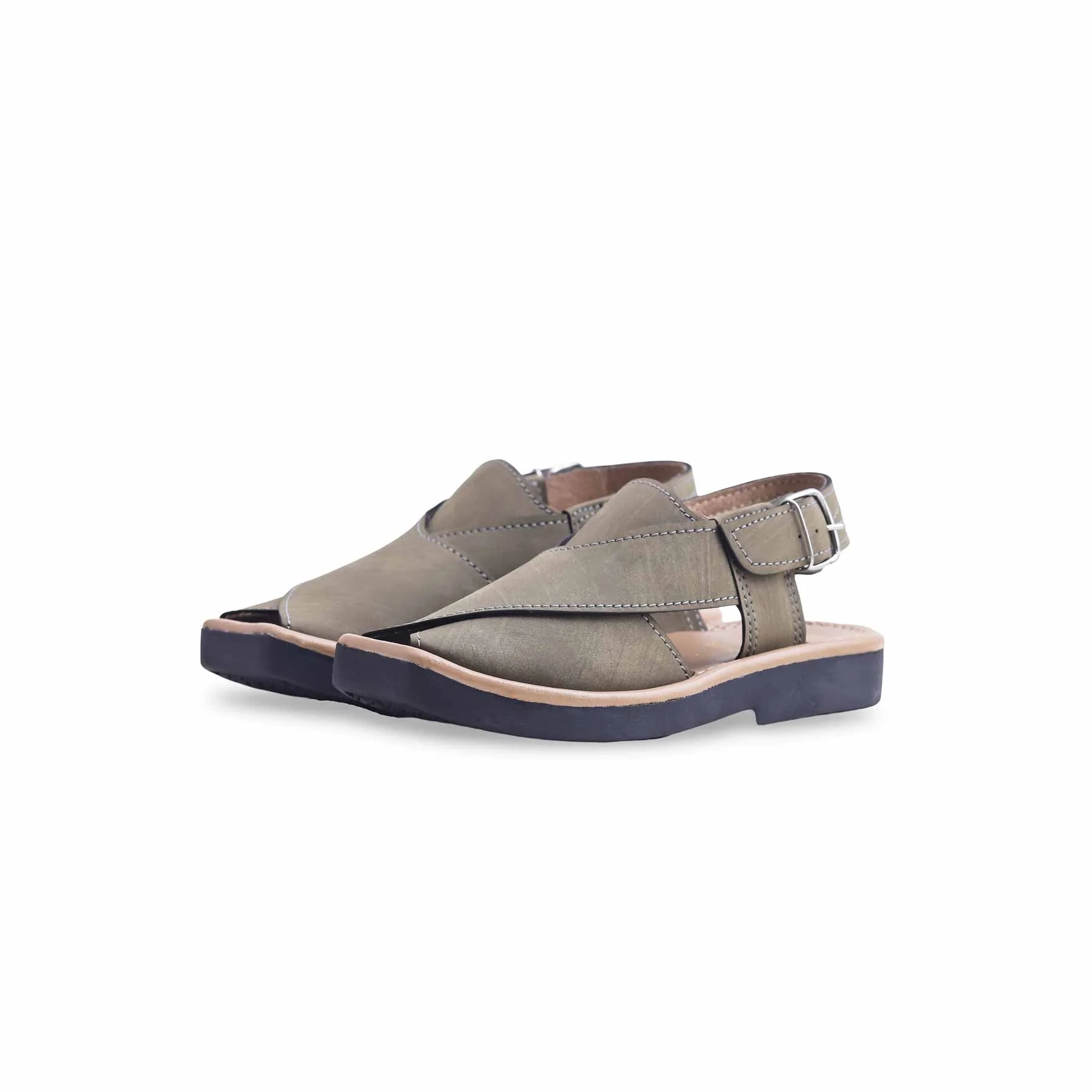 Boys Green Peshawari Chappal KD9938 - Image 3