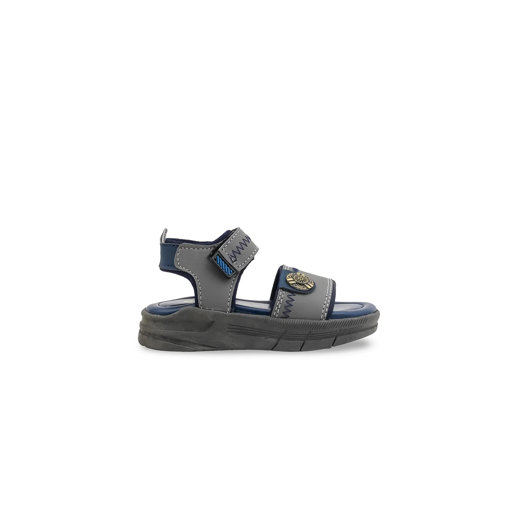 Boys Grey Casual Sandal KD4936 - Image 2