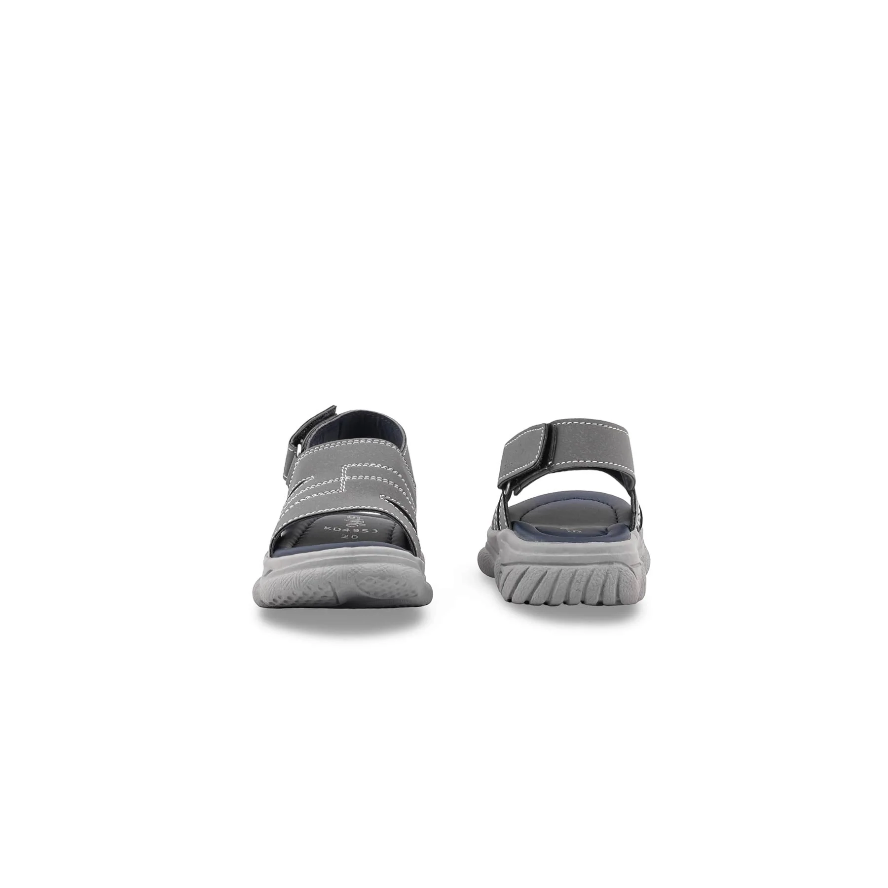 Boys Grey Casual Sandal KD4953 - Image 3