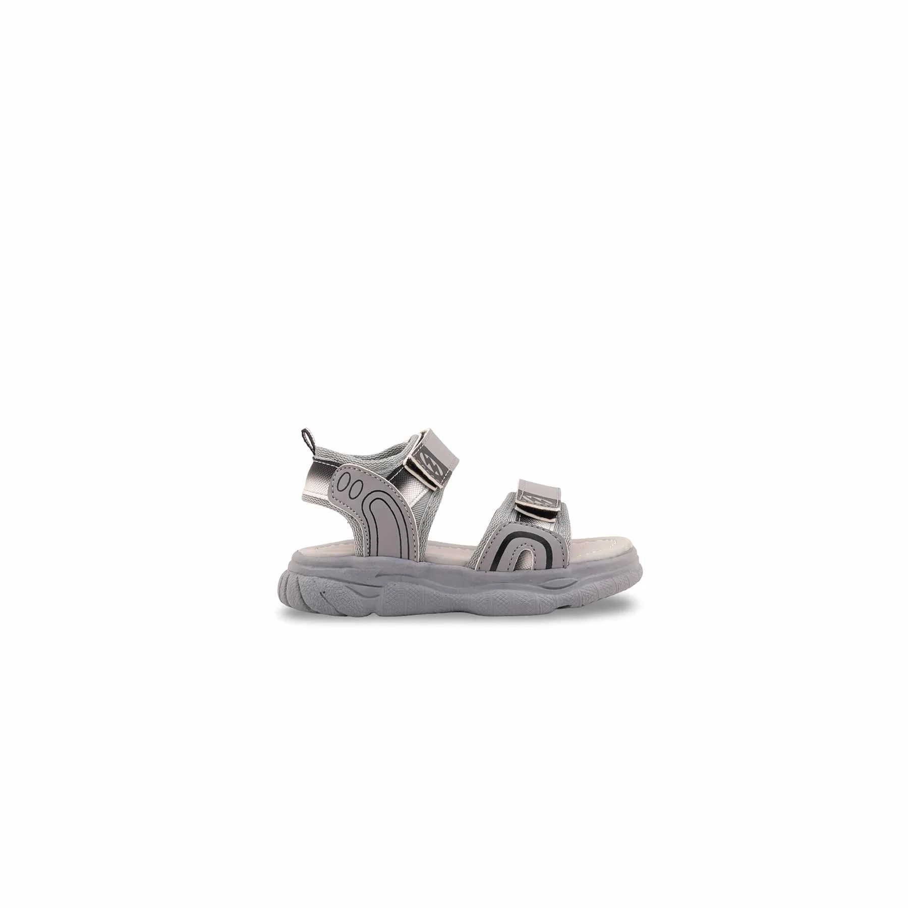 Boys Grey Casual Sandal KD4983 - Image 2