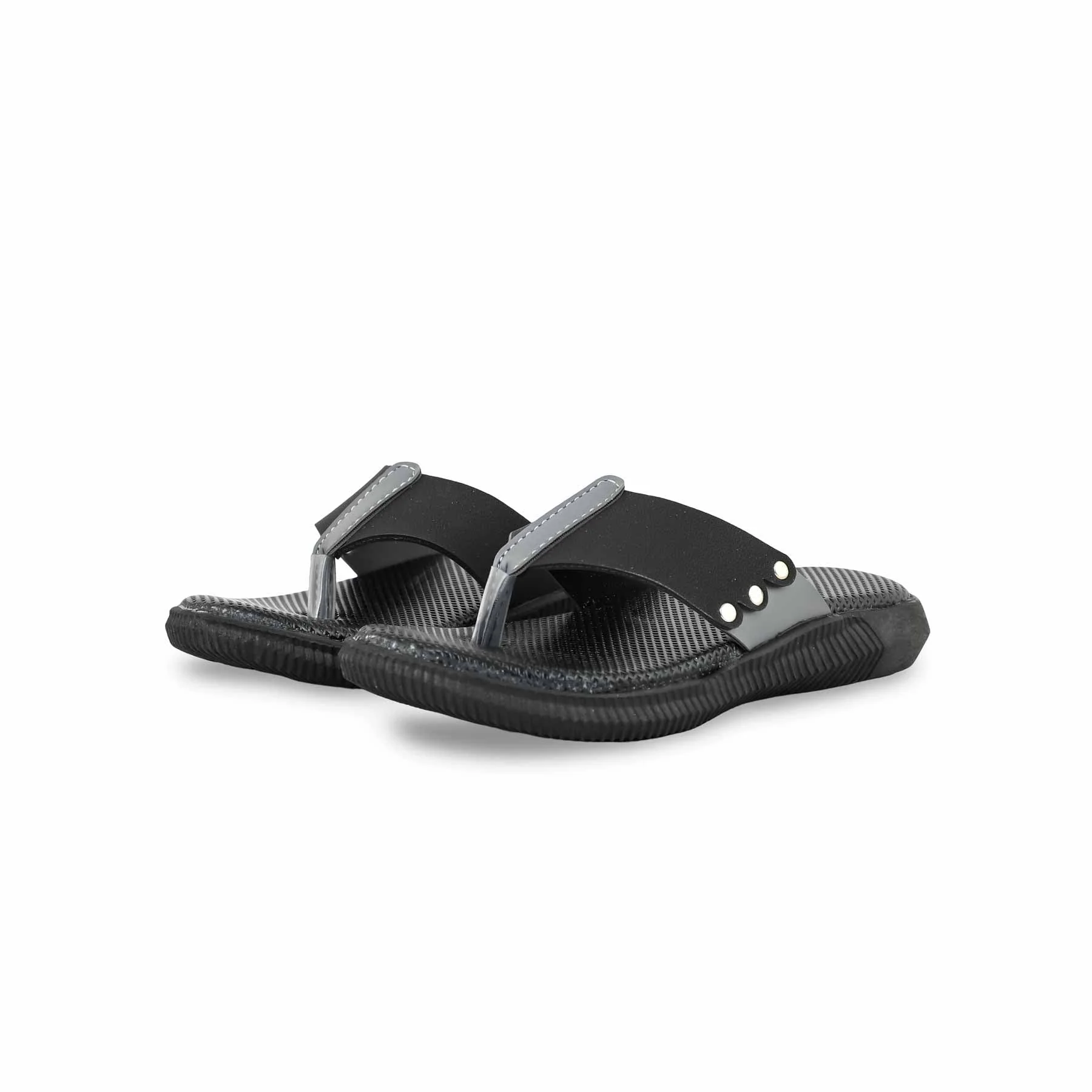 Boys Grey Casual Slipper KD4713 - Image 2