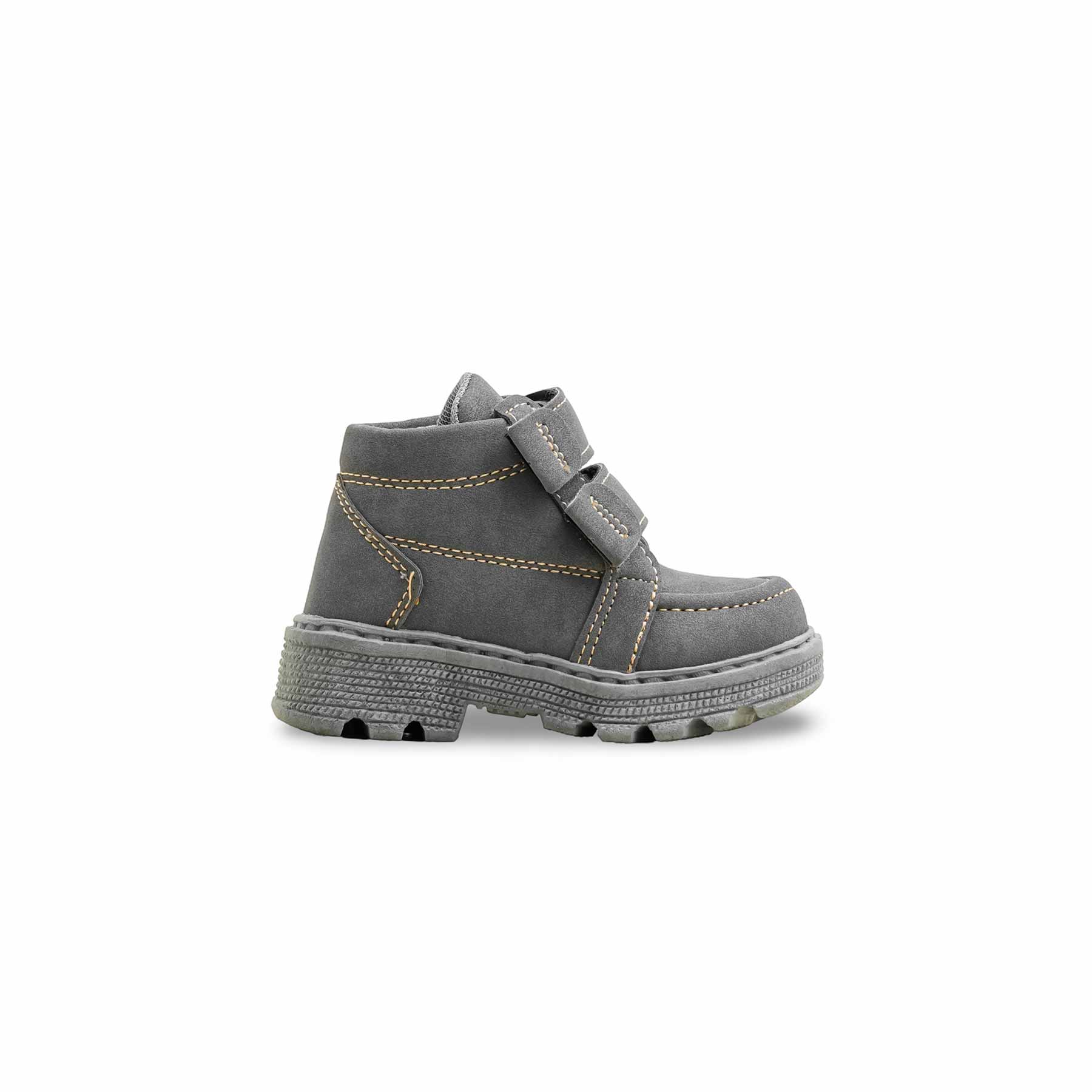 Boys Grey Formal Long Shoes KD8083 - Image 2