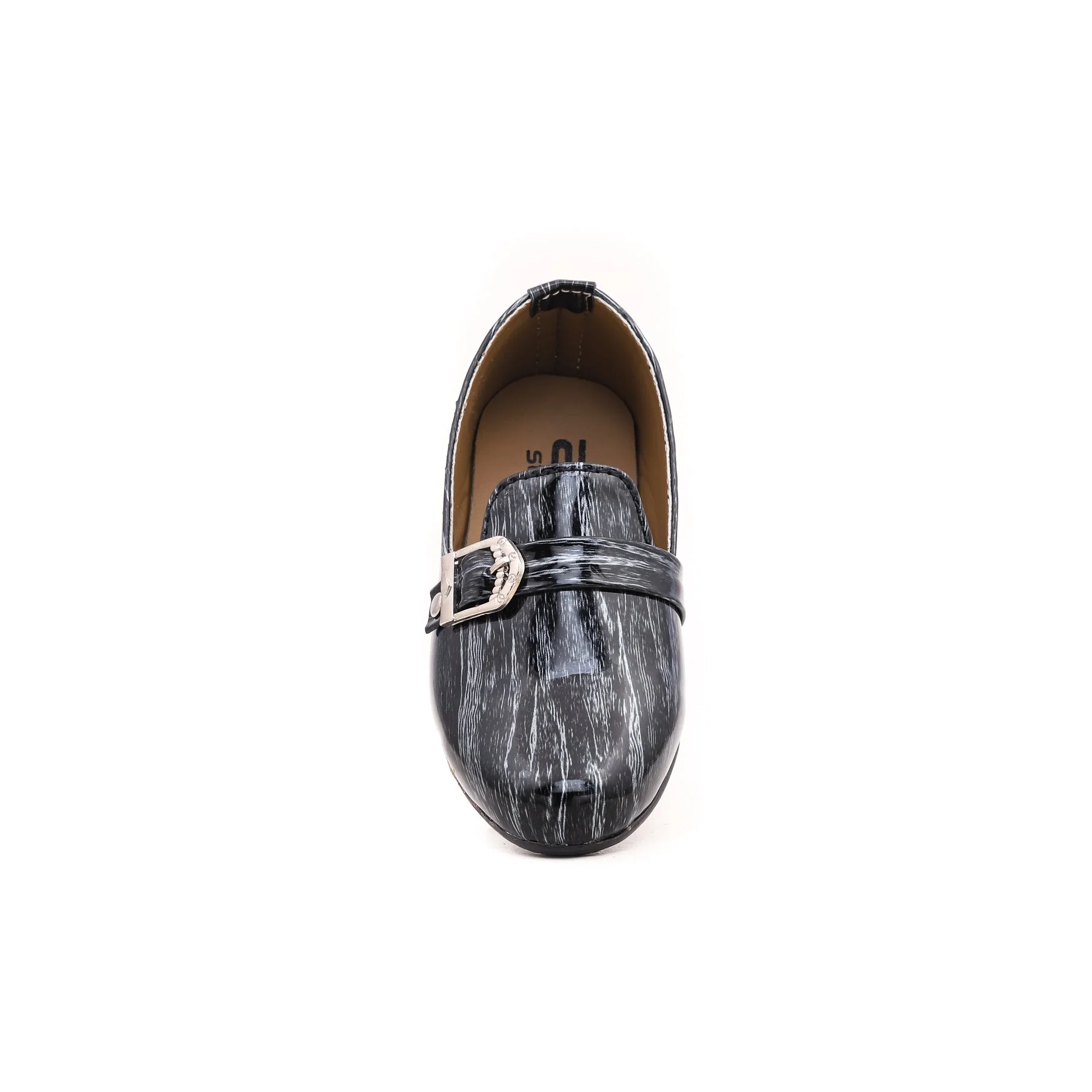 Boys Grey Formal Moccasin KD0518 - Image 3