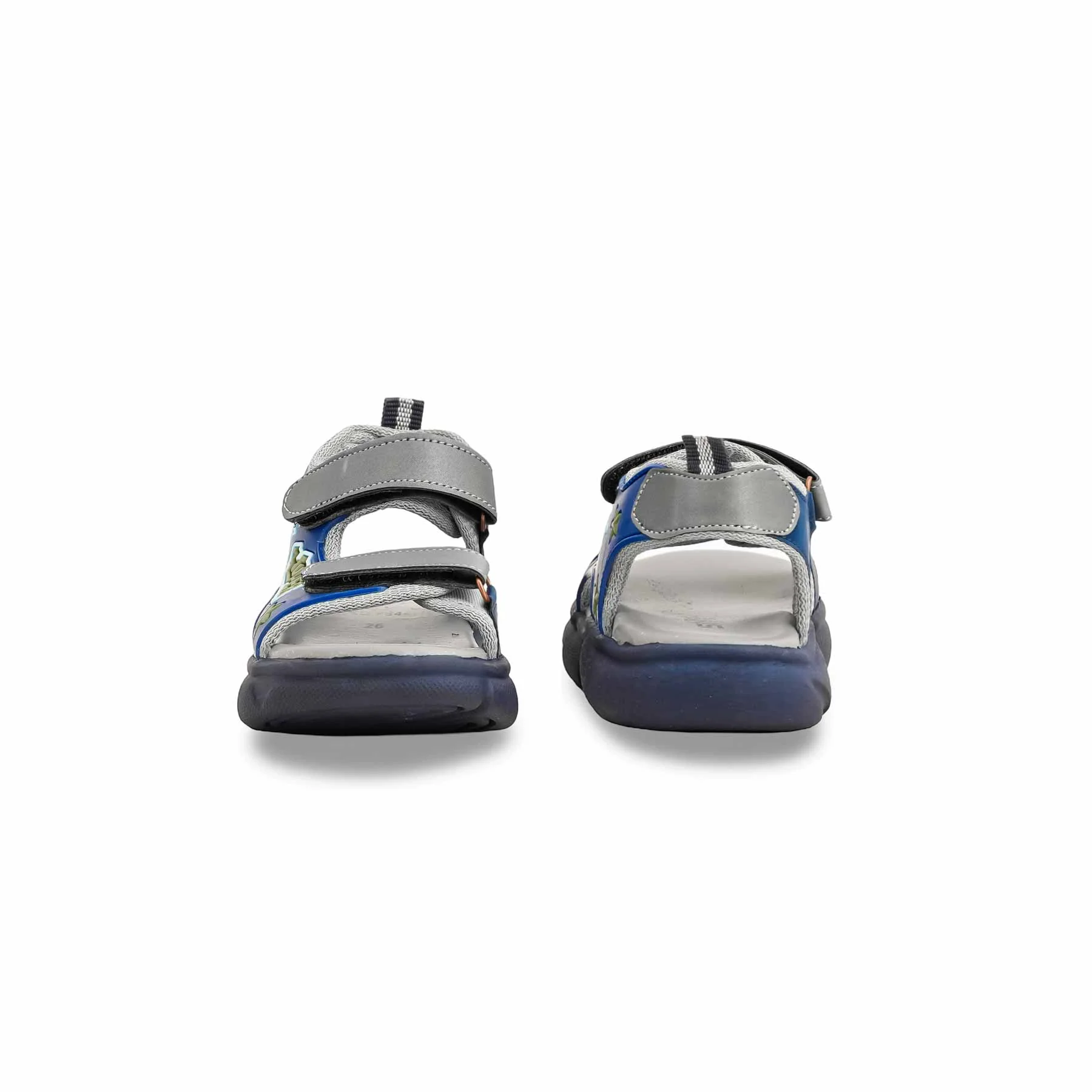 Boys Grey Formal Sandal KD4844 - Image 3